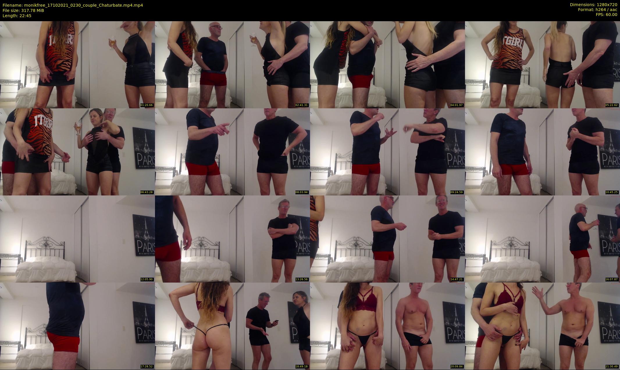 monikfree — 23 minute Chaturbate couple cam show recording, 720p, Oct 17, 2021