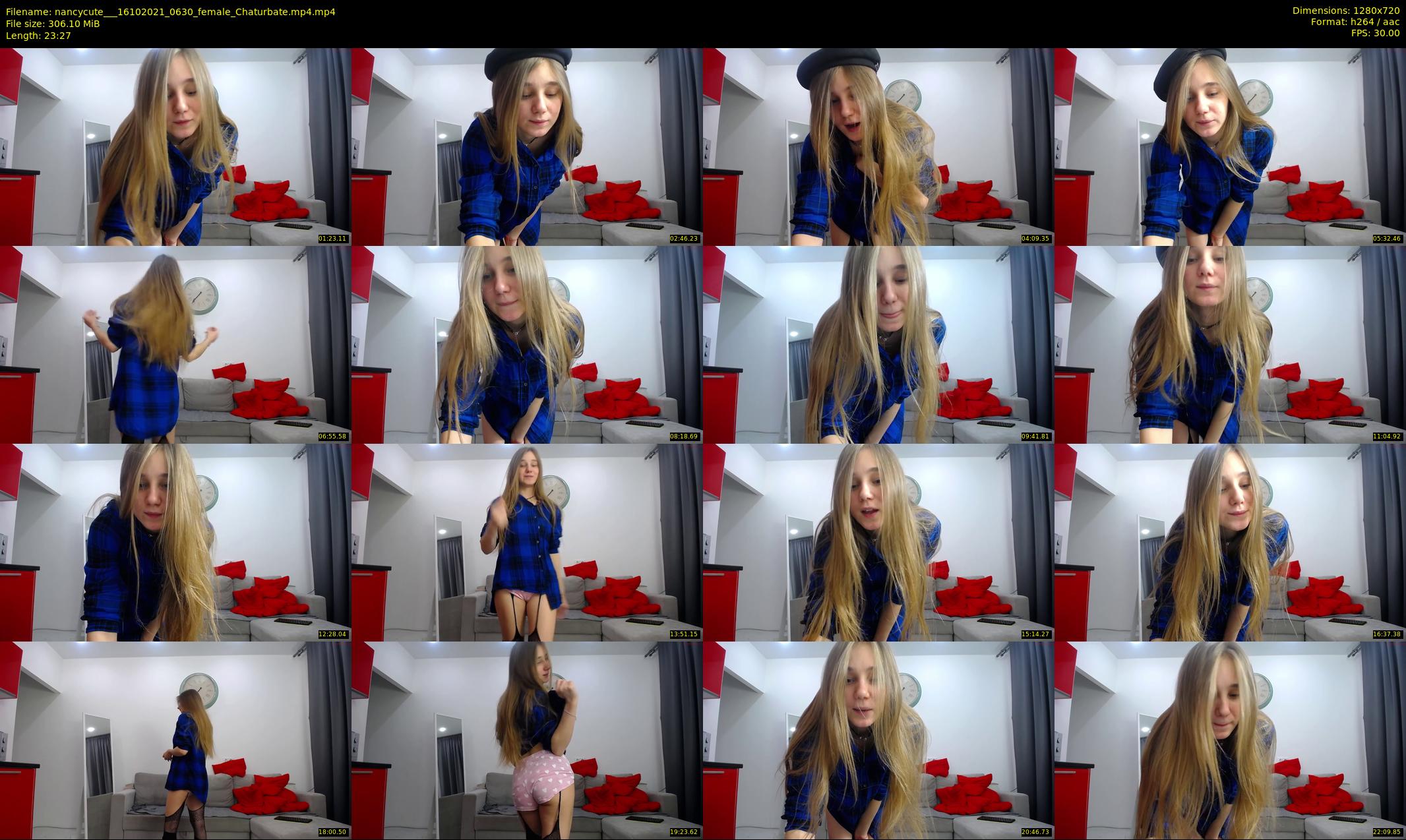 nancycute__ — 24 minute Chaturbate female cam show recording, 720p, Oct 16, 2021