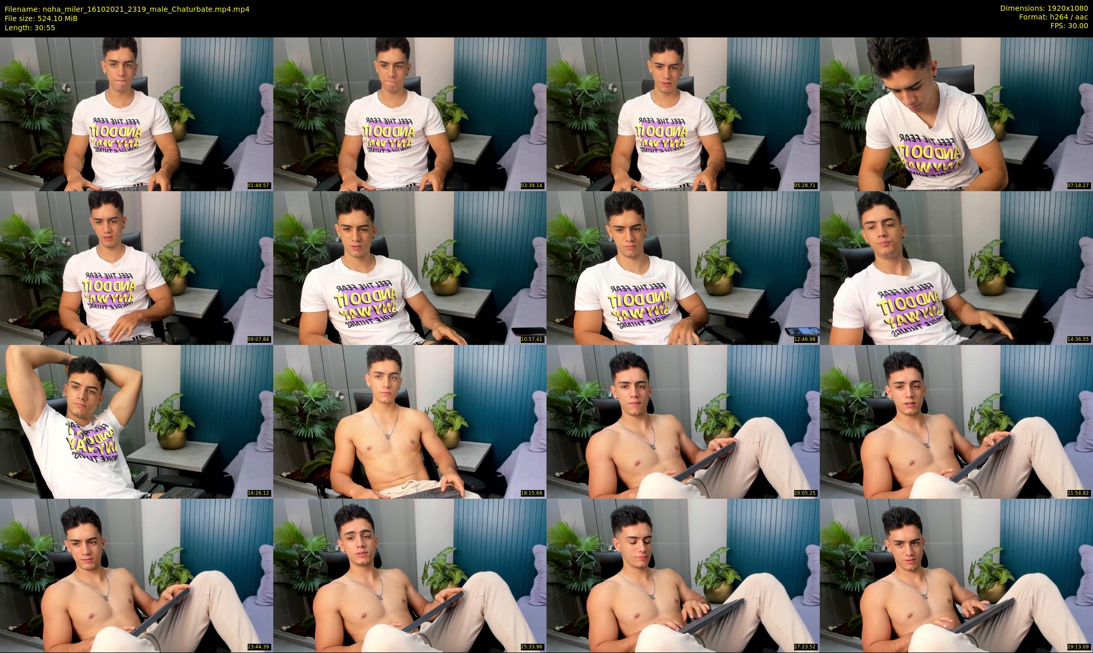 noha_miler — 31 minute Chaturbate male cam show recording, 1080p, Oct 16, 2021
