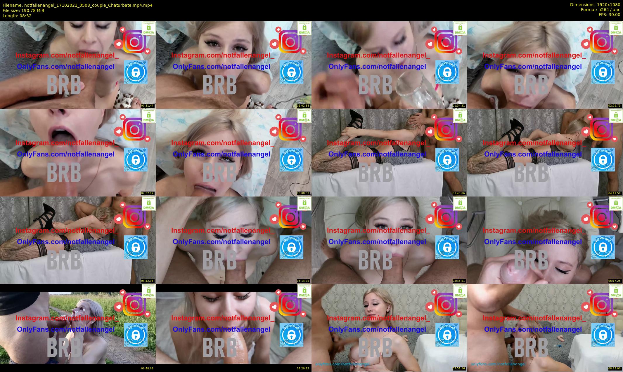 notfallenangel — 9 minute Chaturbate couple cam show recording, 1080p, Oct 17, 2021