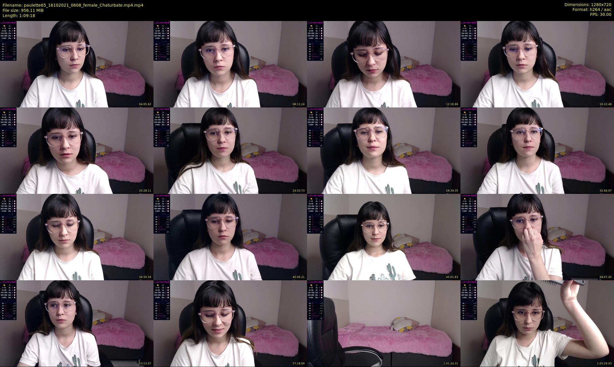 paulette65 — 70 minute Chaturbate female cam show recording, 720p, Oct 16, 2021