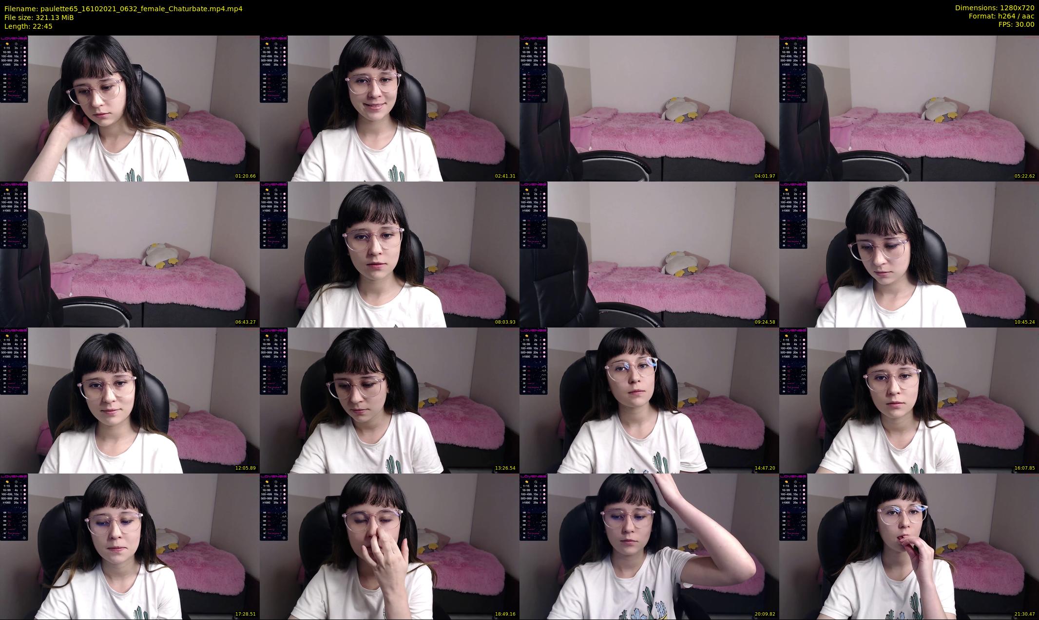 paulette65 — 23 minute Chaturbate female cam show recording, 720p, Oct 16, 2021