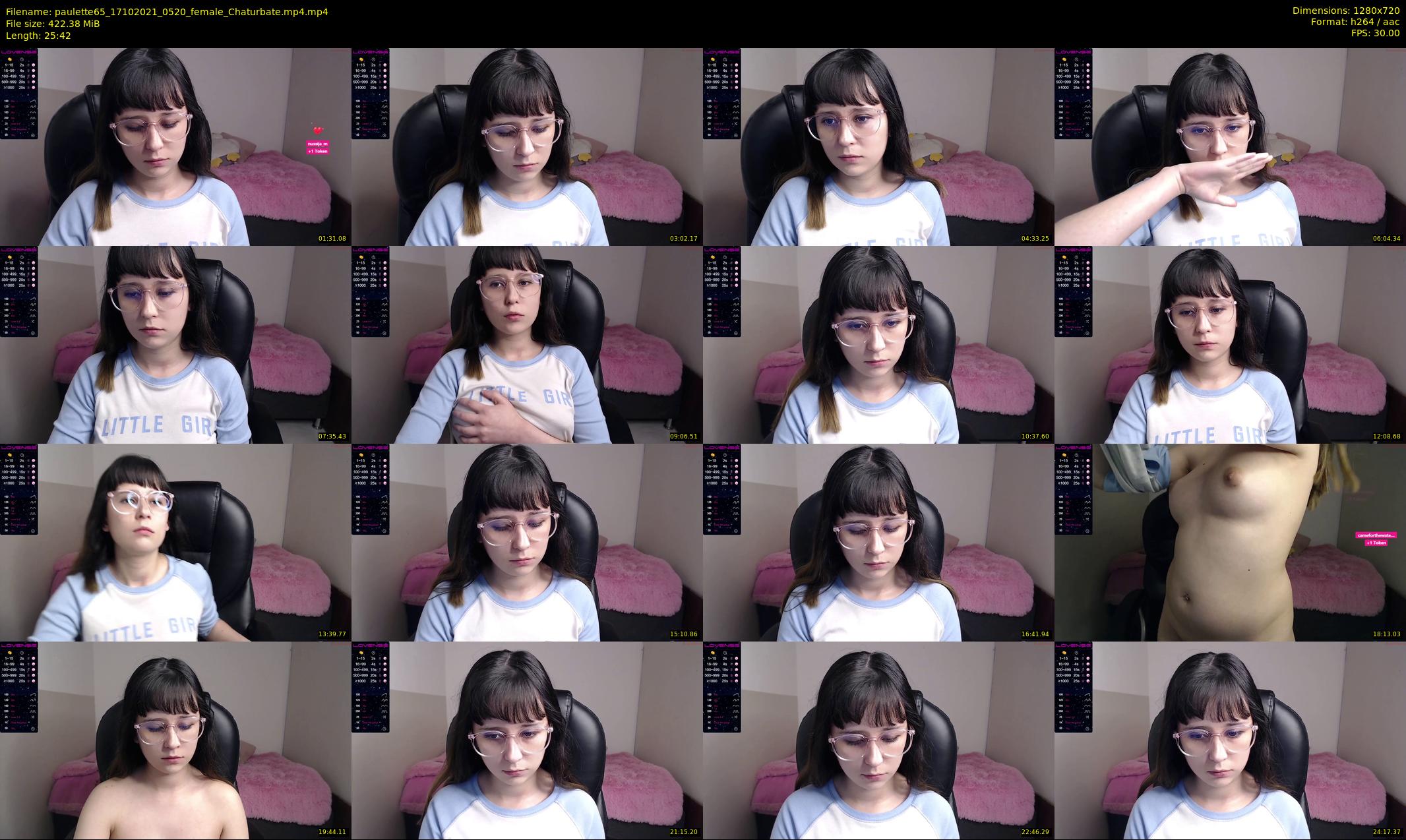 paulette65 — 26 minute Chaturbate female cam show recording, 720p, Oct 17, 2021