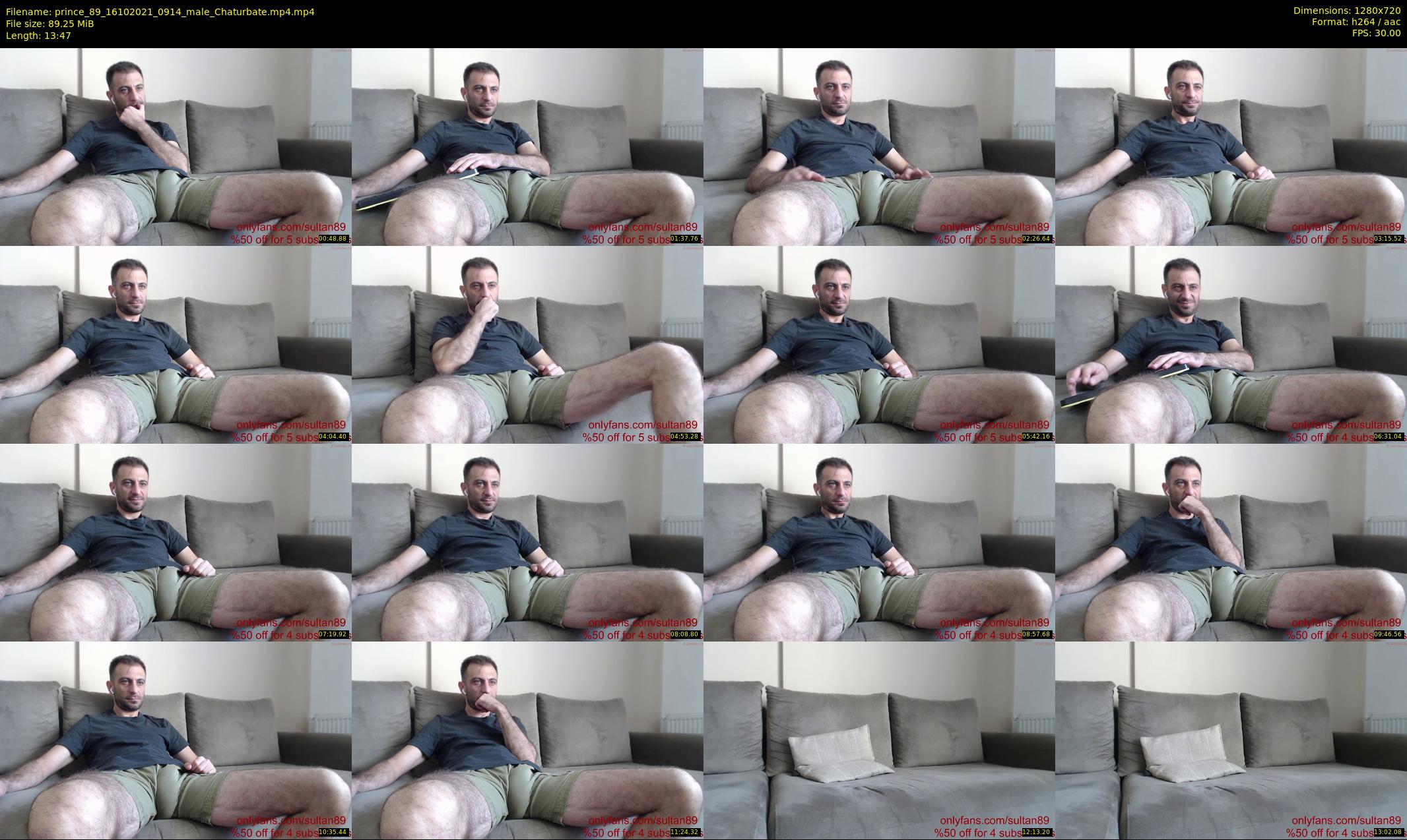 prince_89 — 14 minute Chaturbate male cam show recording, 720p, Oct 16, 2021