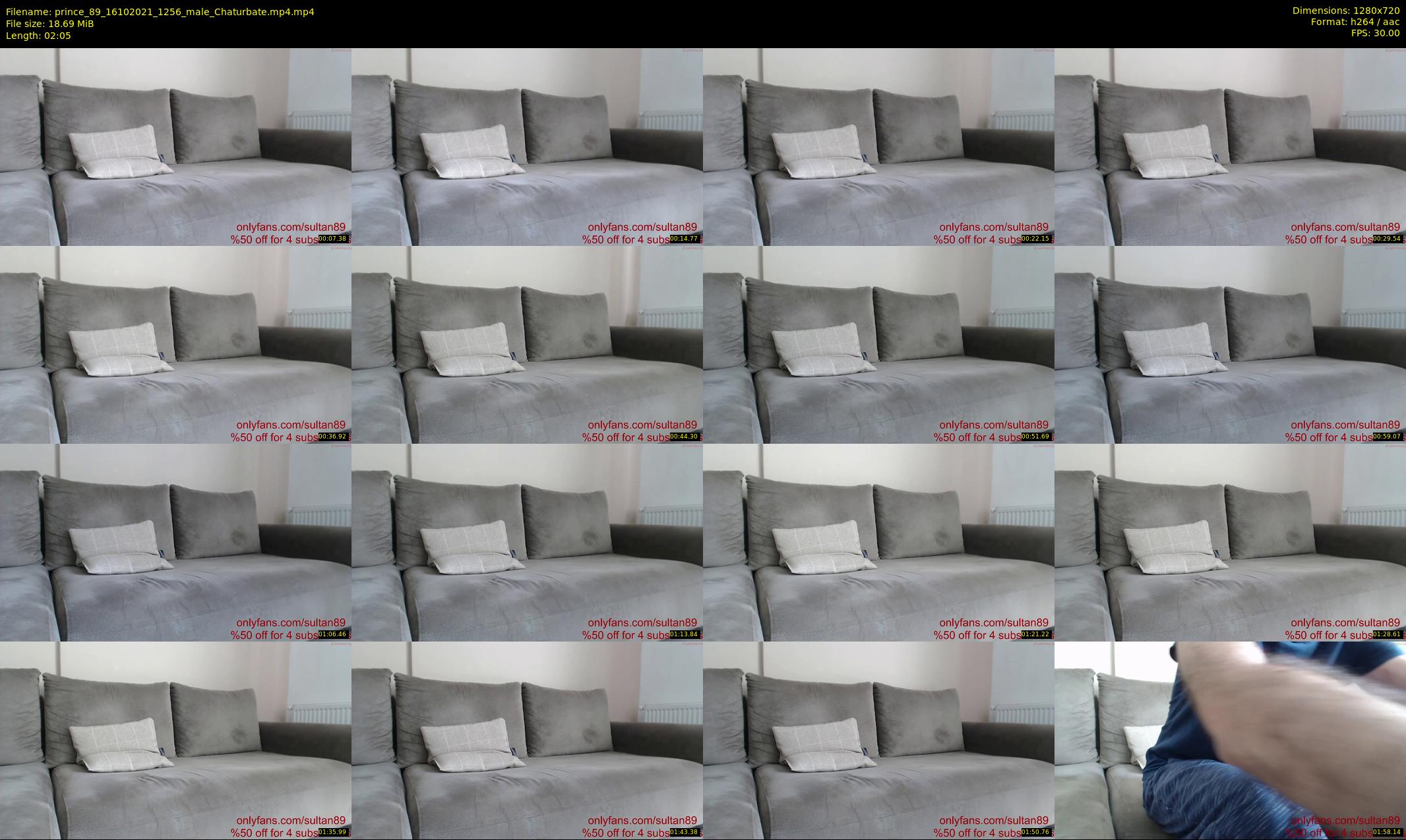 prince_89 — 3 minute Chaturbate male cam show recording, 720p, Oct 16, 2021