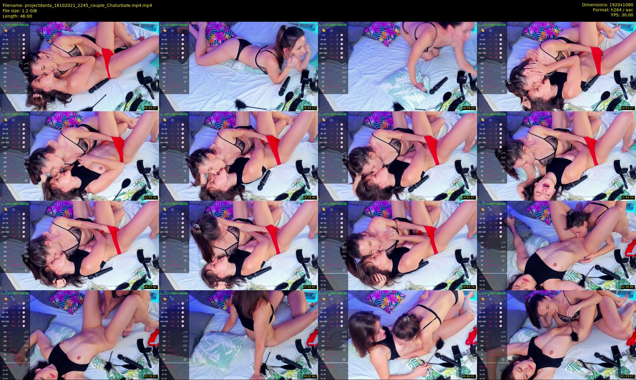 projectdanta — 46 minute Chaturbate female cam show recording, 1080p, Oct 16, 2021