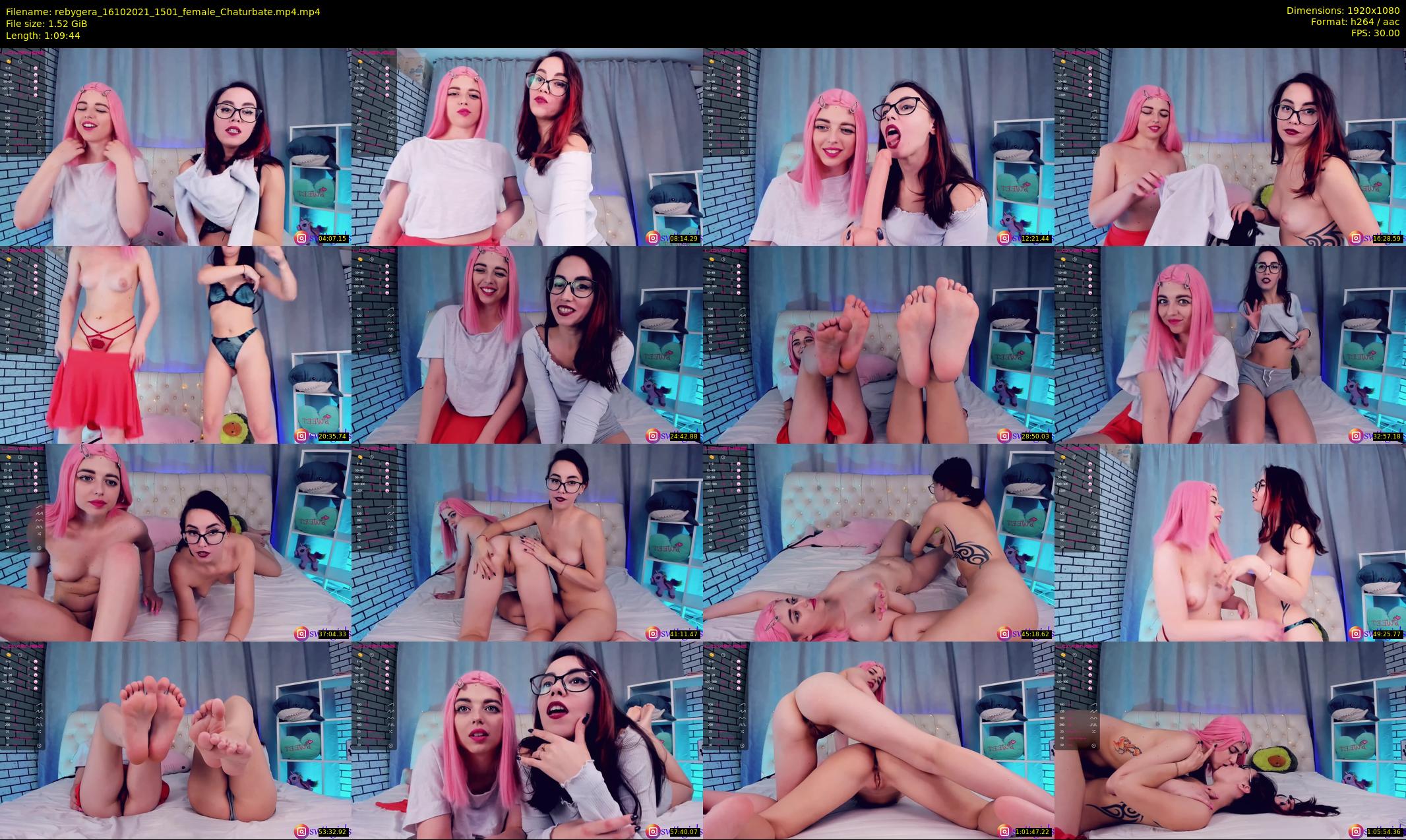 rebygera — 70 minute Chaturbate couple cam show recording, 1080p, Oct 16, 2021