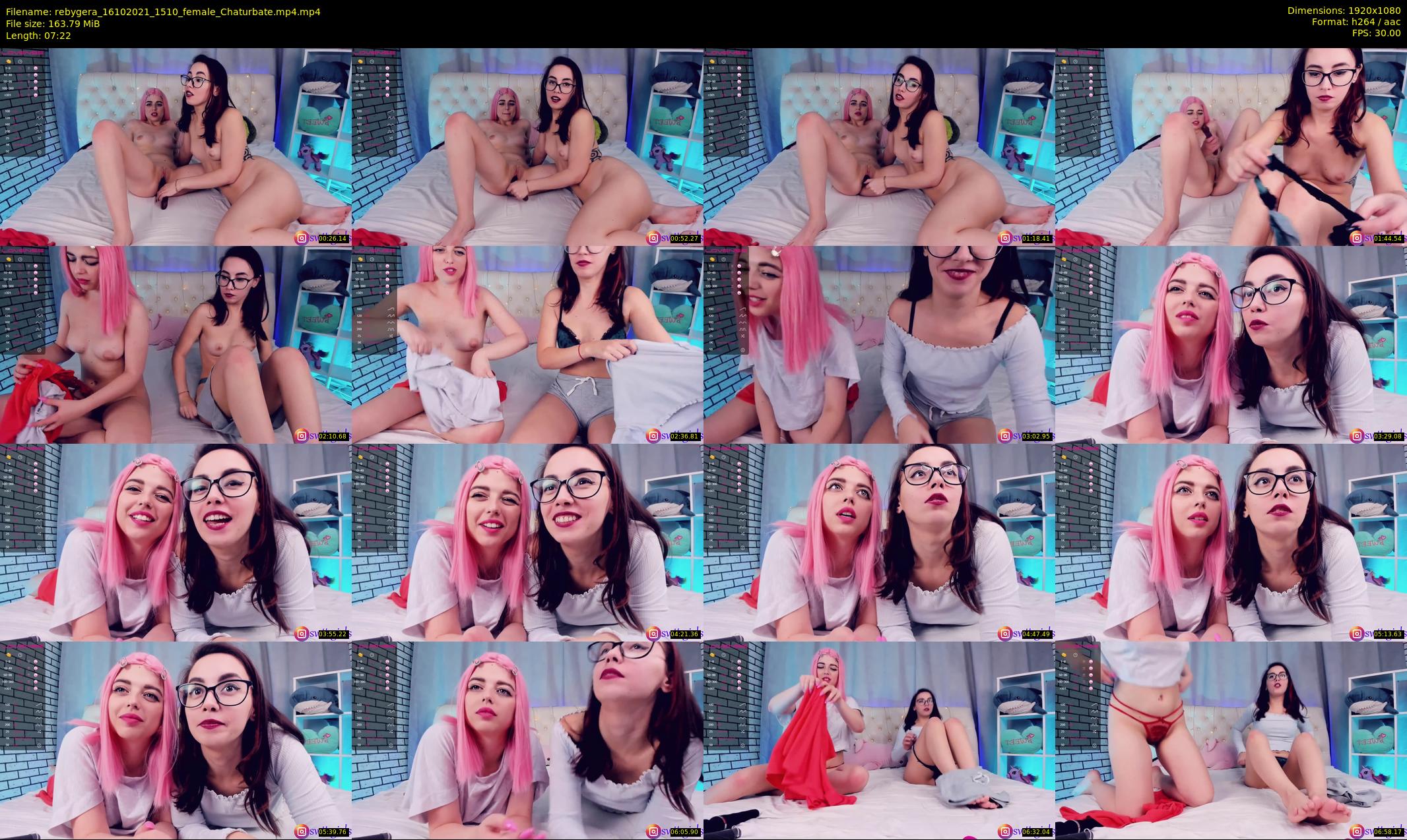 rebygera — 8 minute Chaturbate couple cam show recording, 1080p, Oct 16, 2021