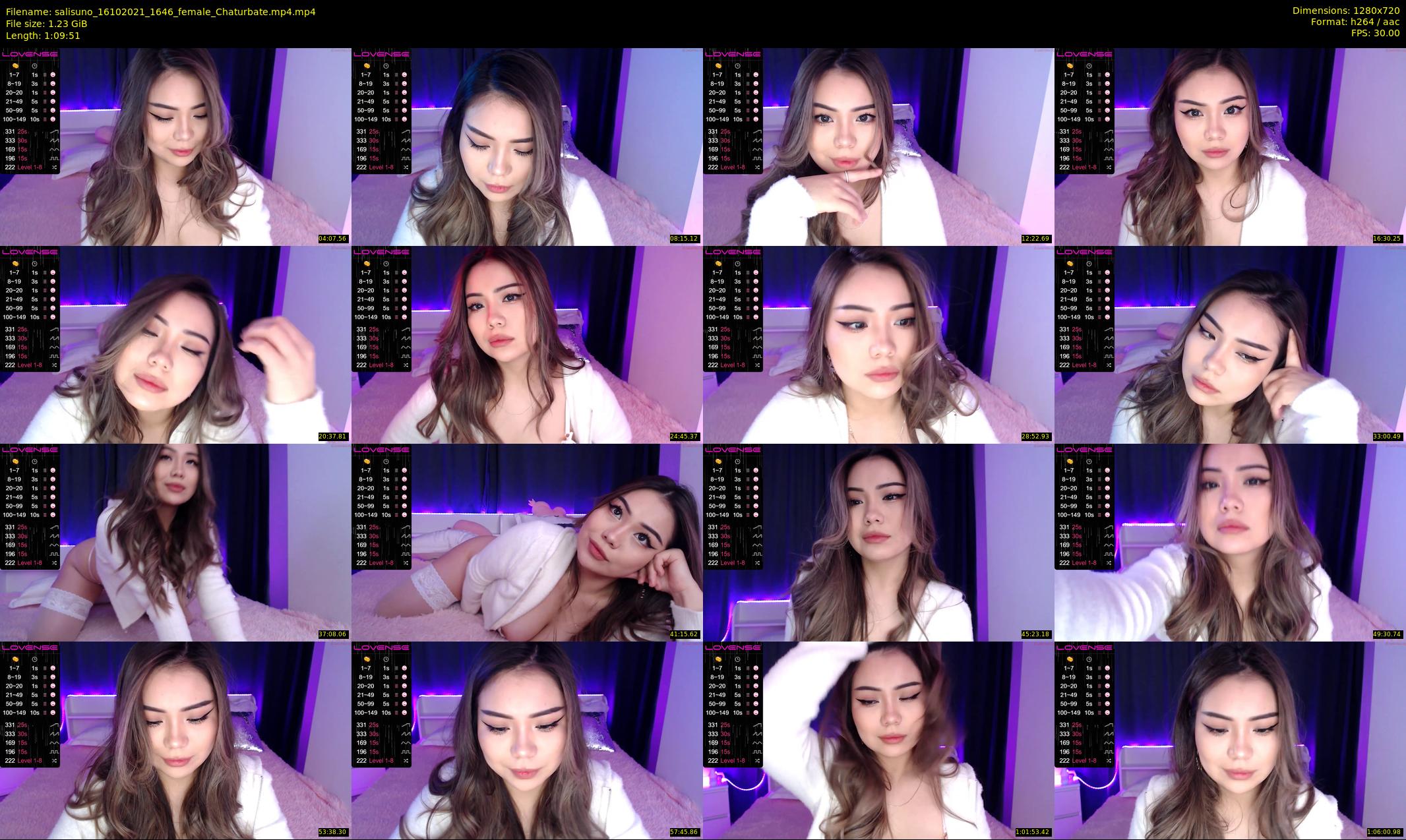 salisuno — 70 minute Chaturbate female cam show recording, 720p, Oct 16, 2021