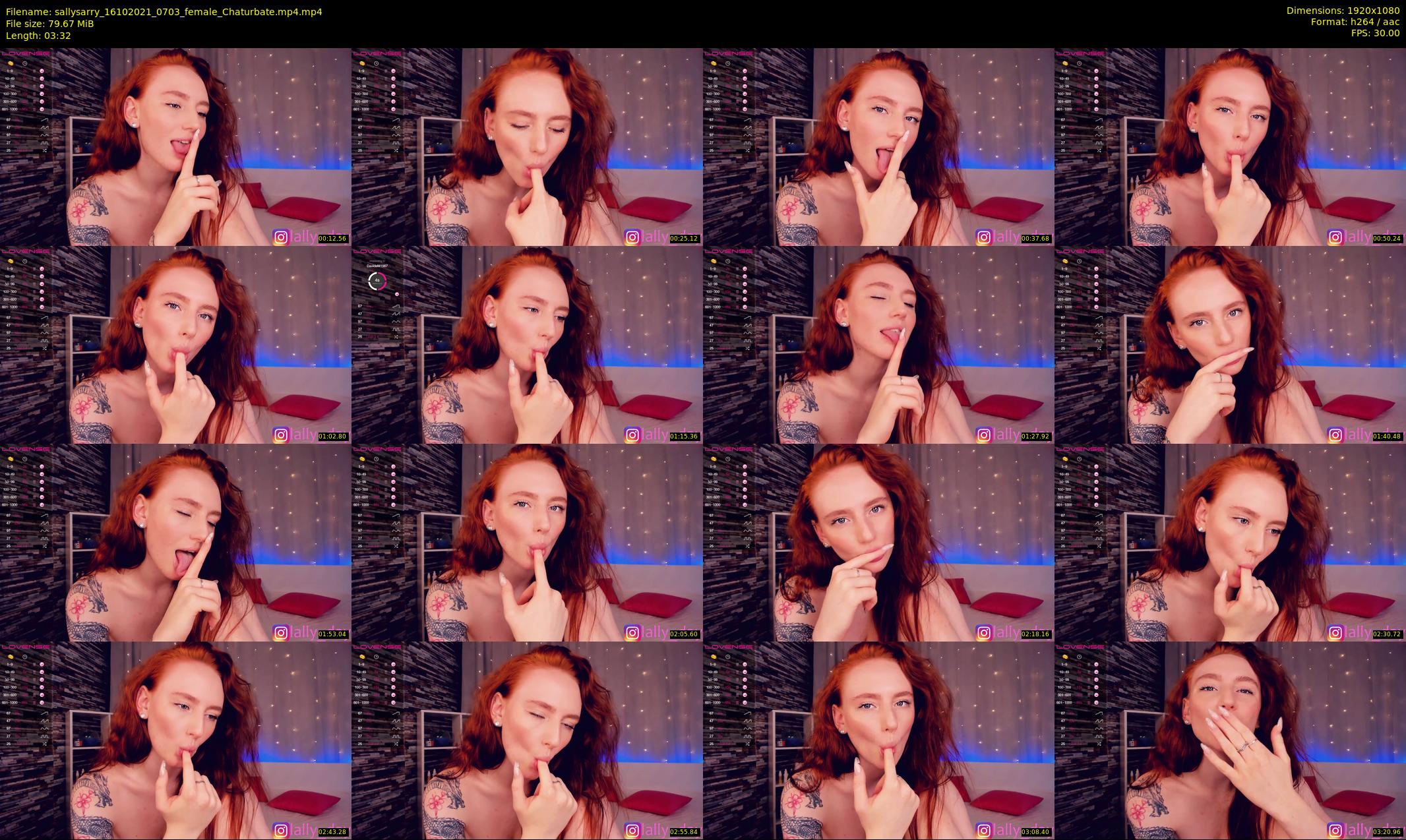 sallysarry — 4 minute Chaturbate couple cam show recording, 1080p, Oct 16, 2021