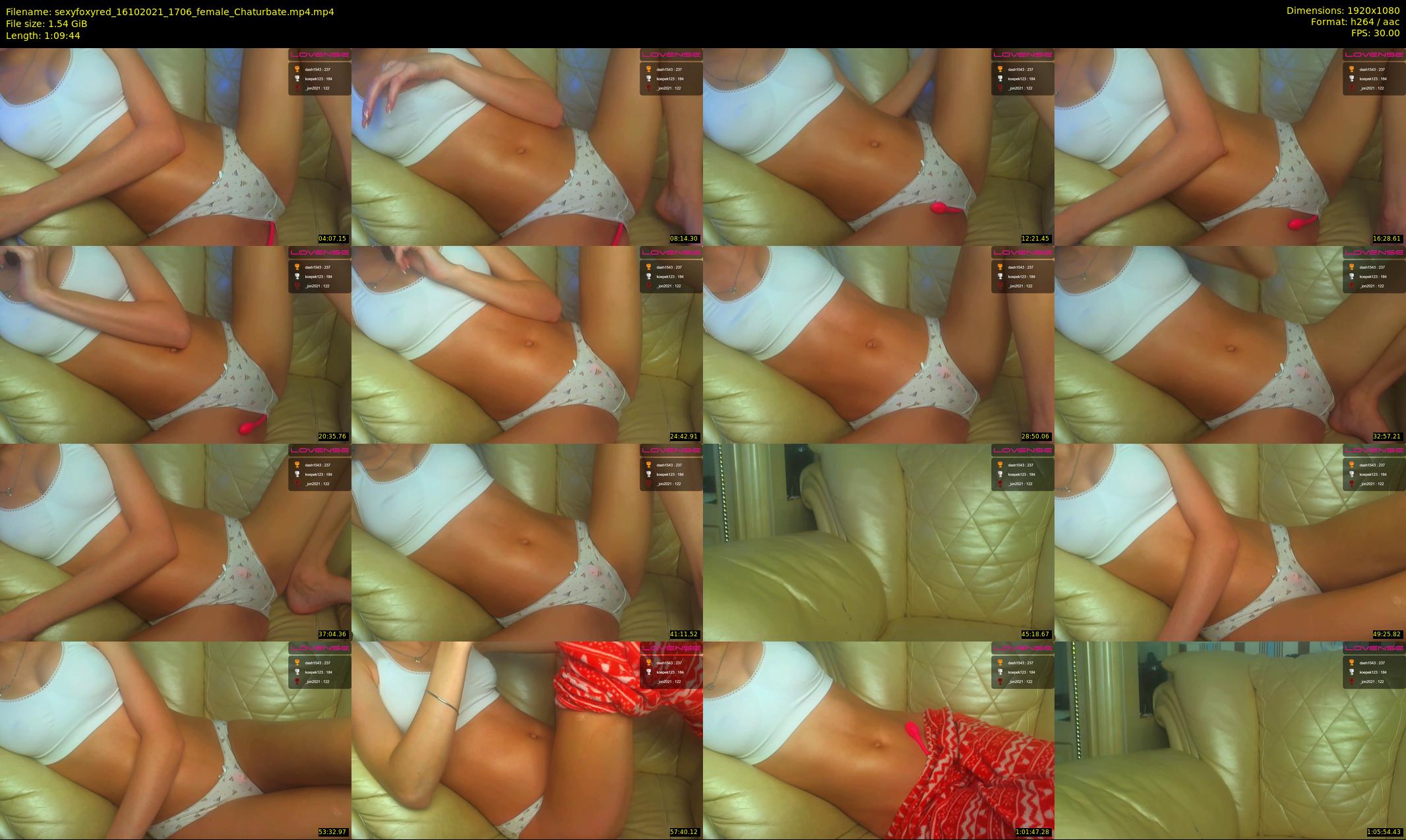 sexyfoxyred — 70 minute Chaturbate female cam show recording, 1080p, Oct 16, 2021