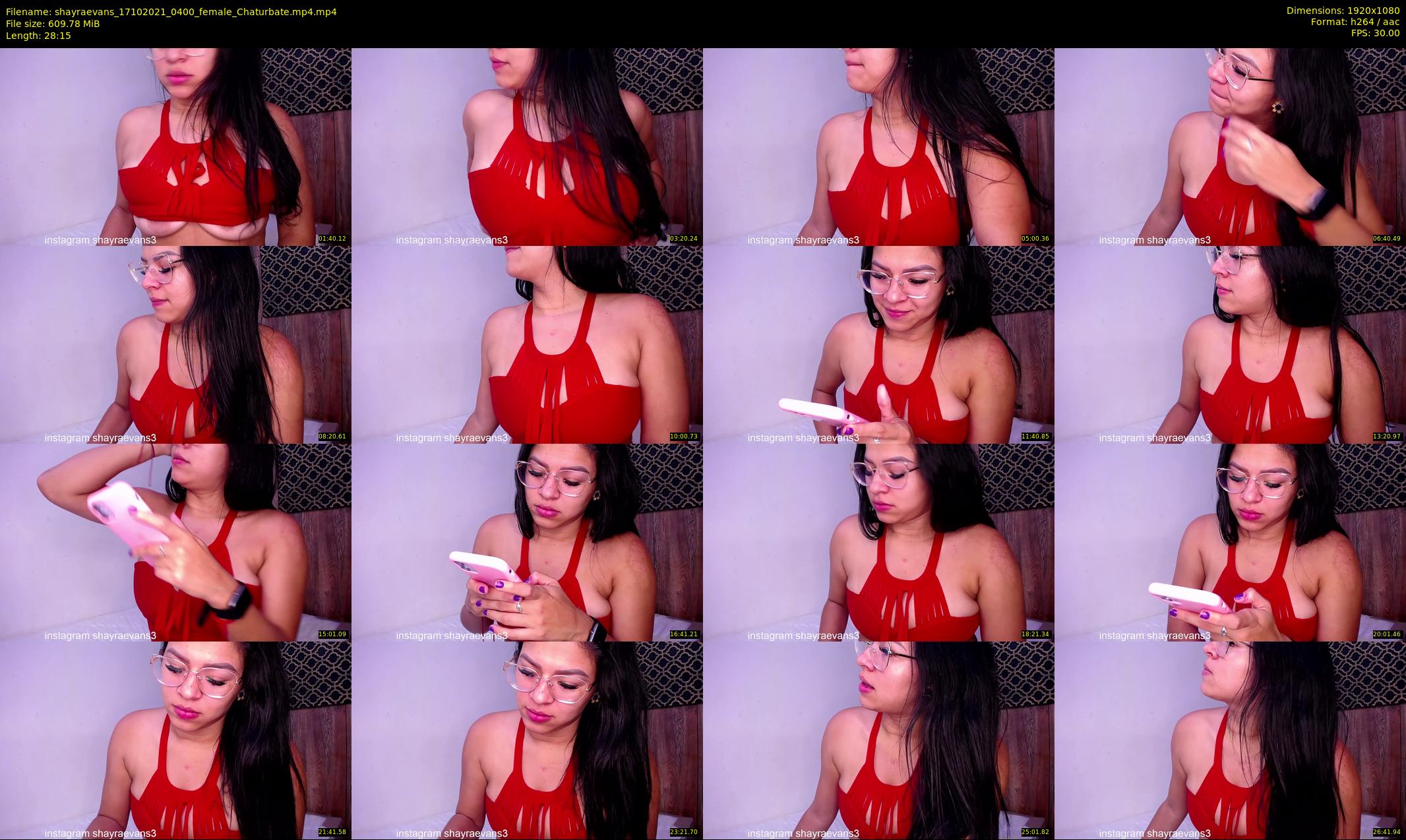 shayraevans — 29 minute Chaturbate female cam show recording, 1080p, Oct 17, 2021
