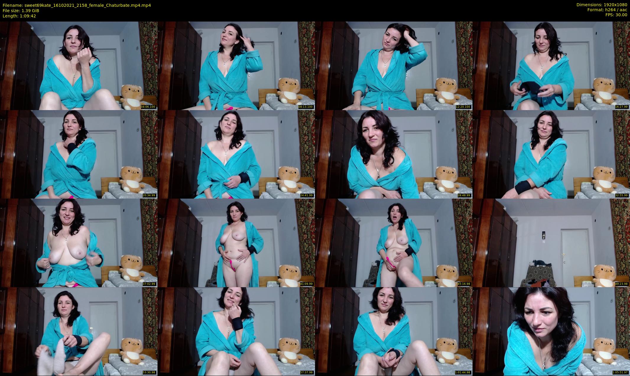 sweet69kate — 70 minute Chaturbate female cam show recording, 1080p, Oct 16, 2021