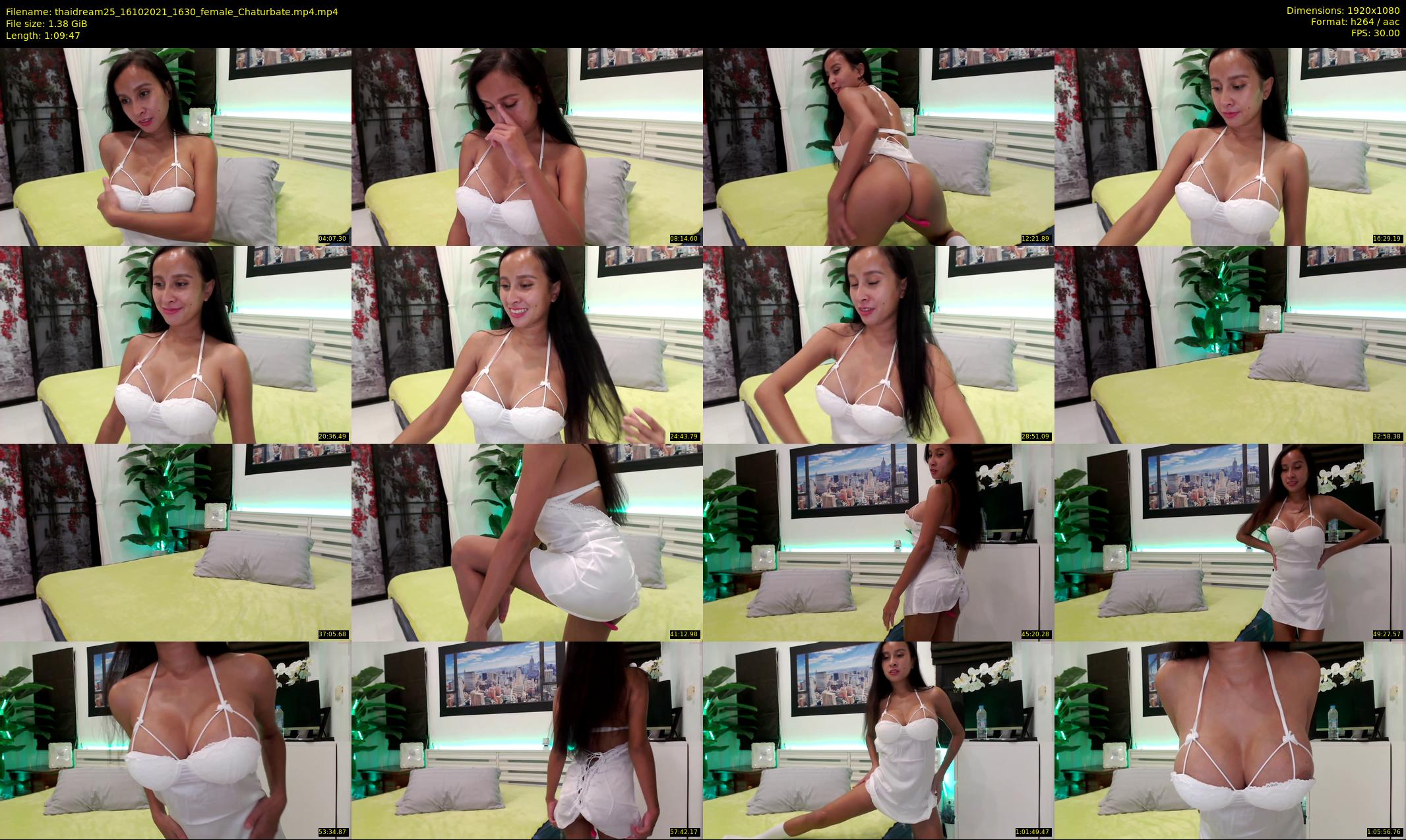 thaidream25 — 70 minute Chaturbate female cam show recording, 1080p, Oct 16, 2021