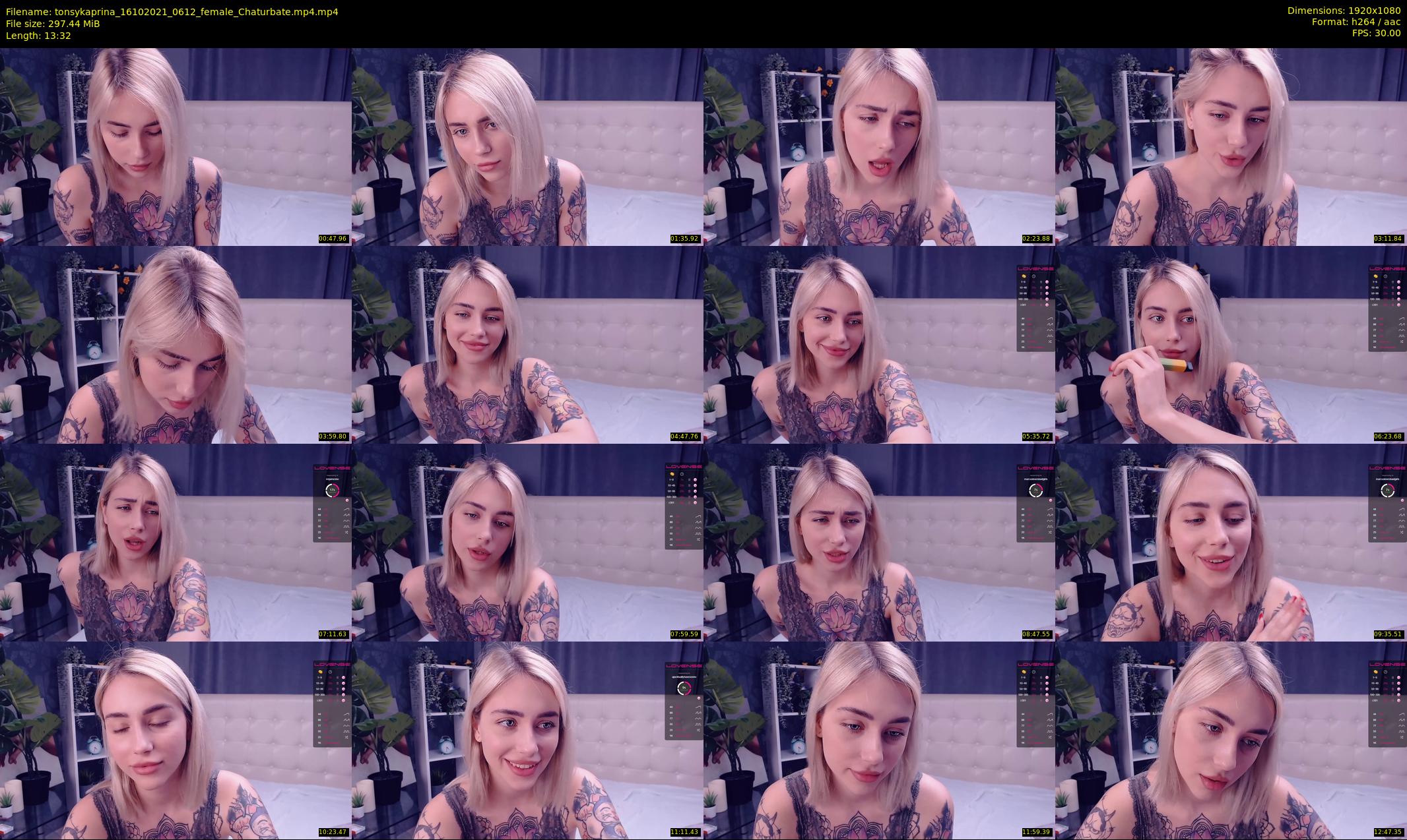 tonsykaprina — 14 minute Chaturbate couple cam show recording, 1080p, Oct 16, 2021