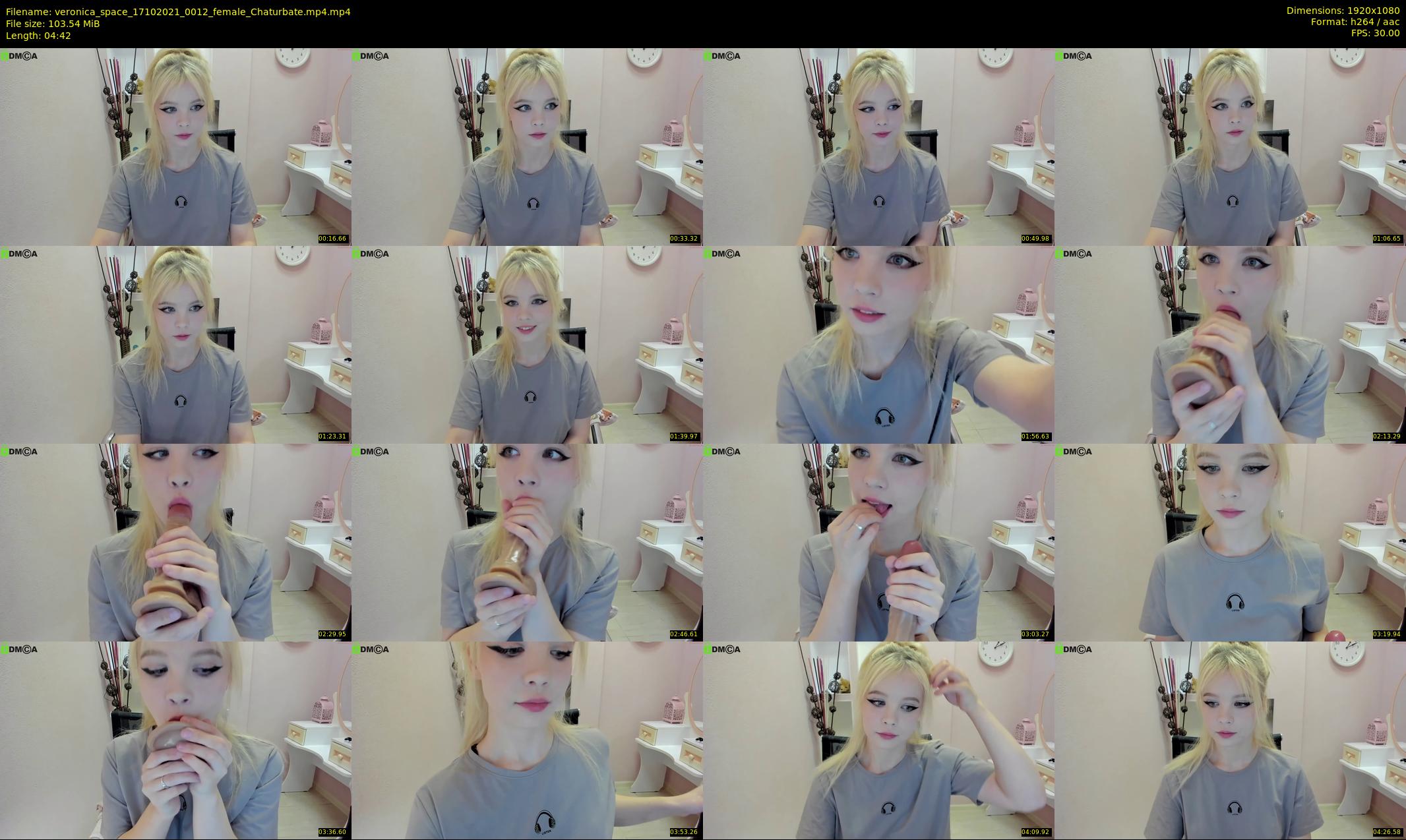 veronica_space — 5 minute Chaturbate female cam show recording, 1080p, Oct 17, 2021