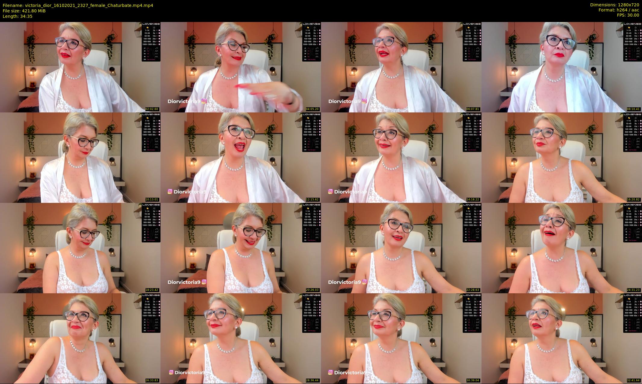 victoria_dior — 35 minute Chaturbate female cam show recording, 720p, Oct 16, 2021