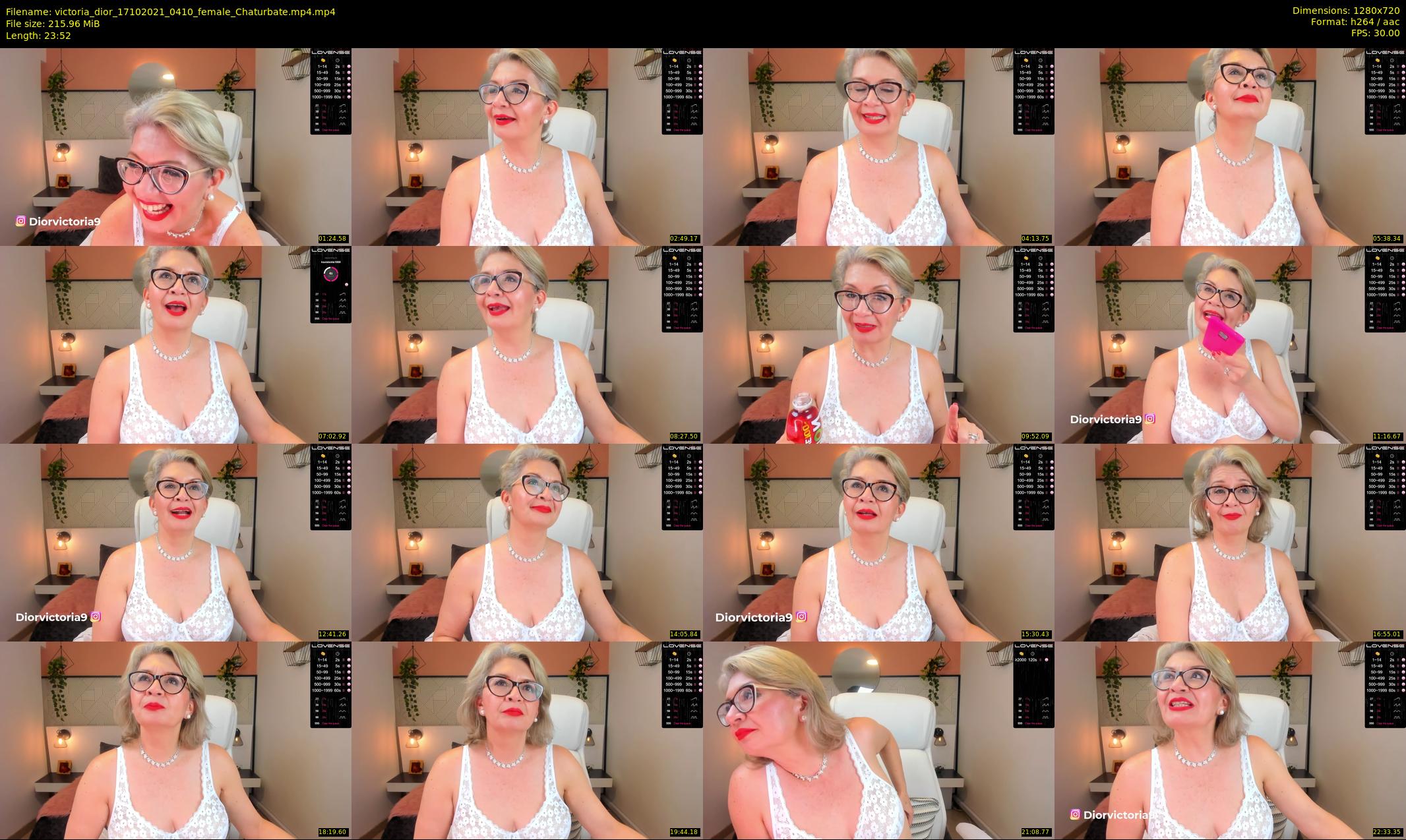 victoria_dior — 24 minute Chaturbate female cam show recording, 720p, Oct 17, 2021