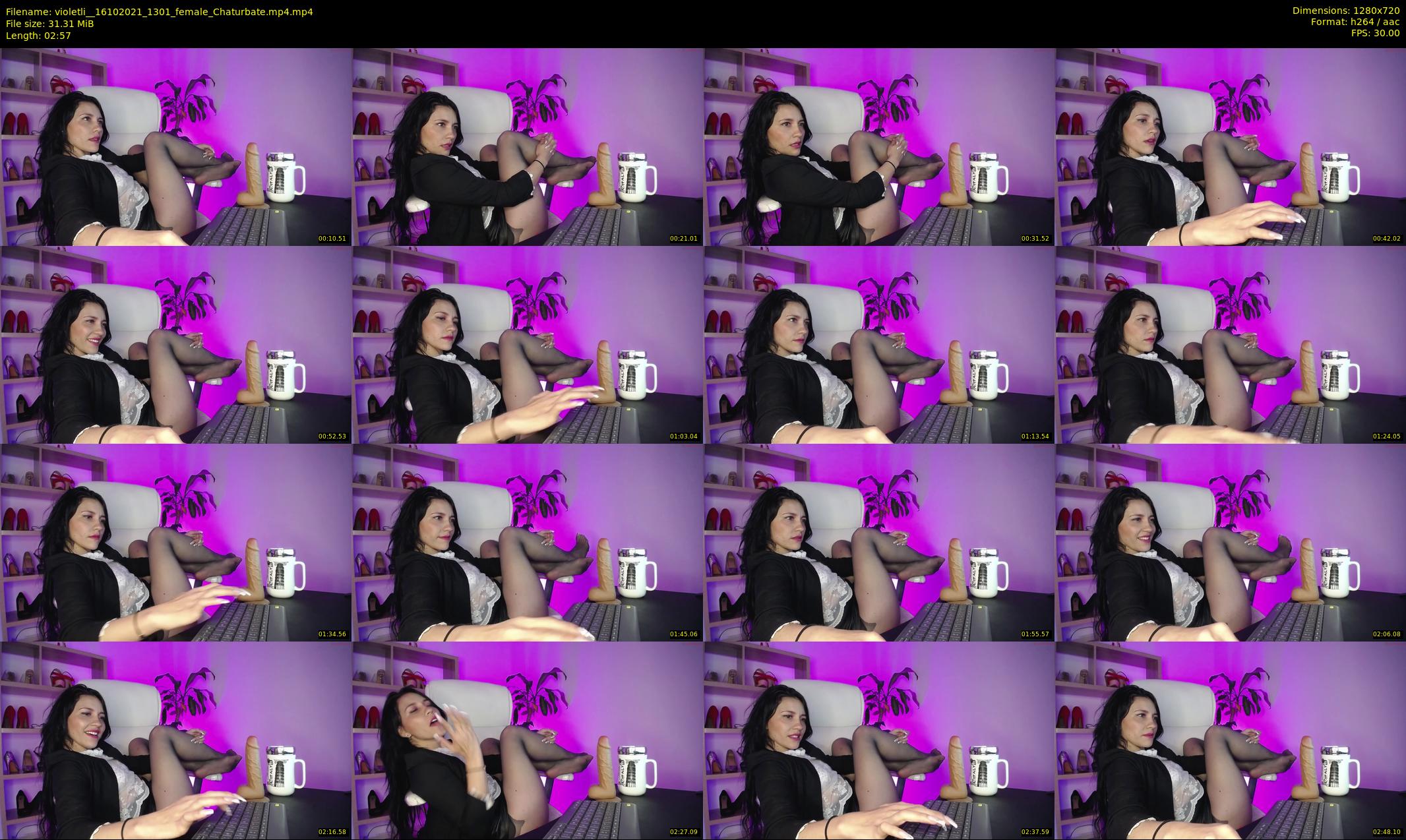 violetli_ — 3 minute Chaturbate female cam show recording, 720p, Oct 16, 2021