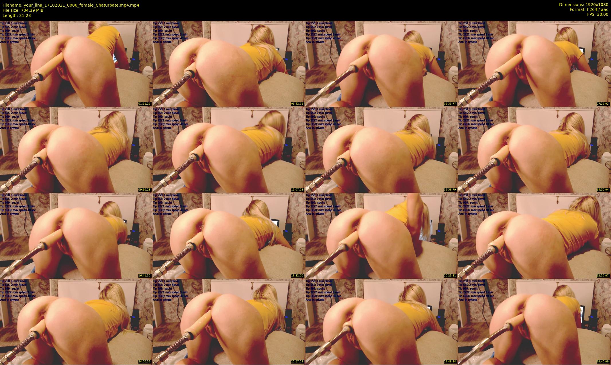 your_lina — 32 minute Chaturbate female cam show recording, 1080p, Oct 17, 2021