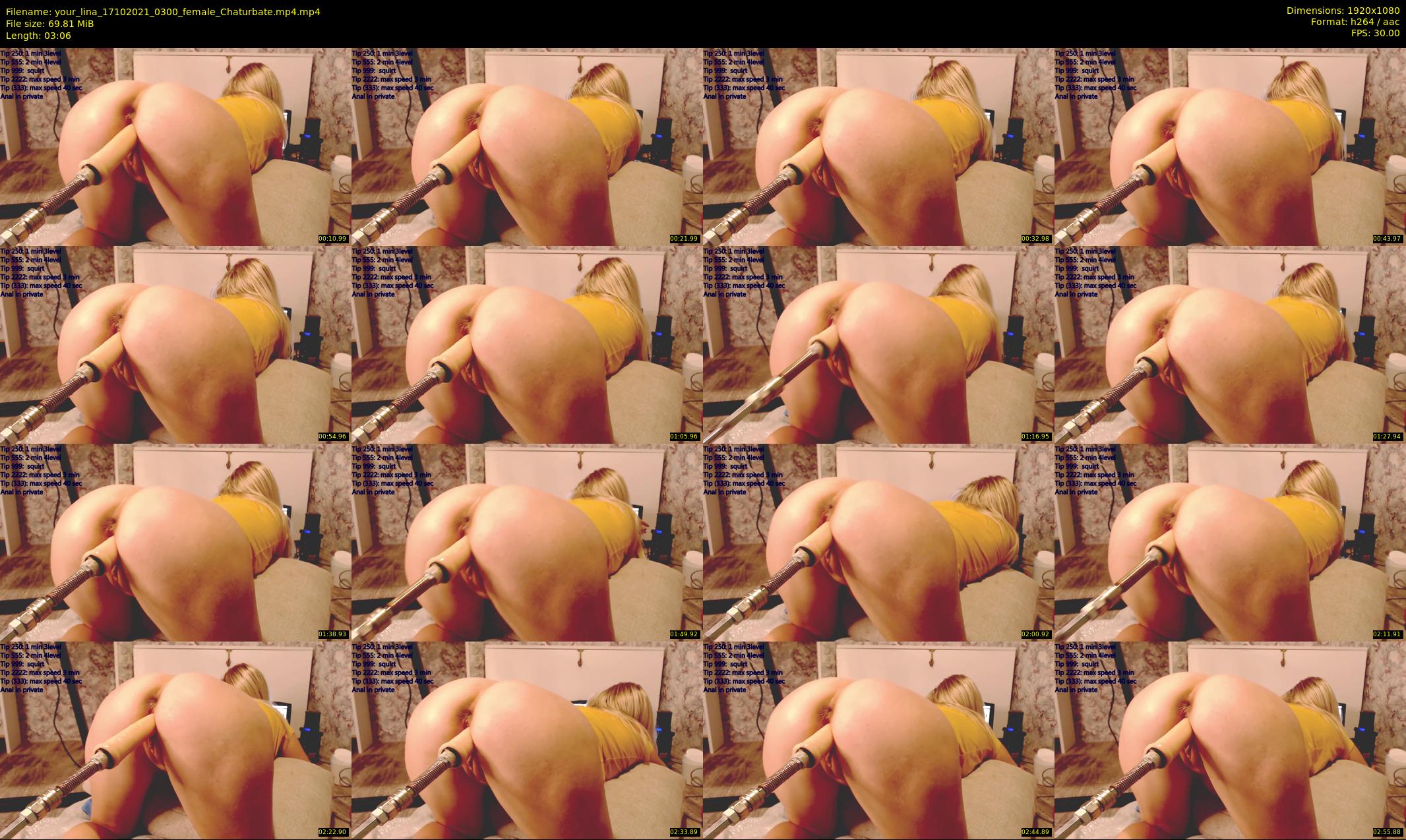 your_lina — 4 minute Chaturbate female cam show recording, 1080p, Oct 17, 2021