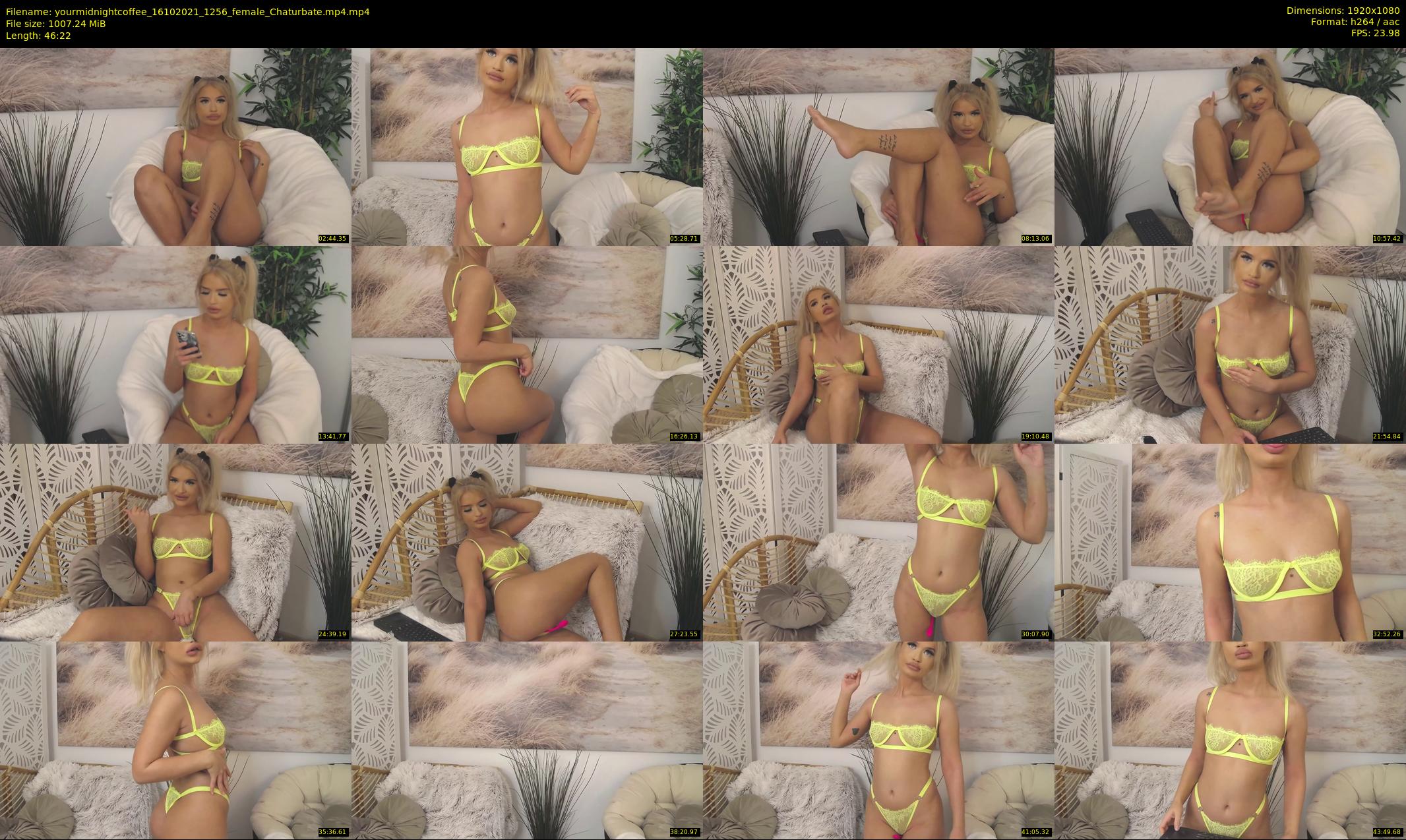 yourmidnightcoffee — 47 minute Chaturbate female cam show recording, 1080p, Oct 16, 2021