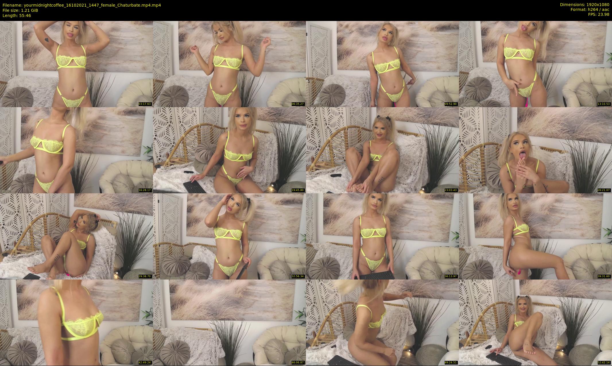 yourmidnightcoffee — 56 minute Chaturbate female cam show recording, 1080p, Oct 16, 2021
