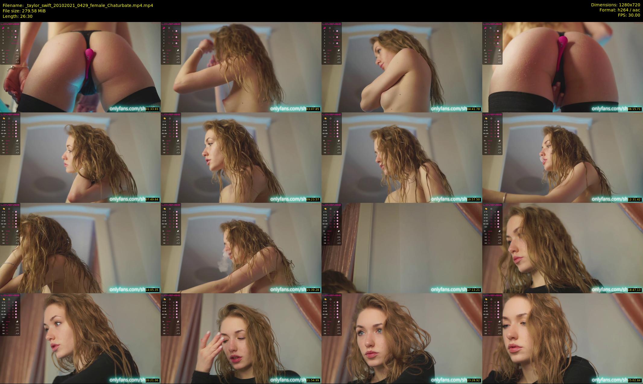 _taylor_swift — 27 minute Chaturbate female cam show recording, 720p, Oct 20, 2021