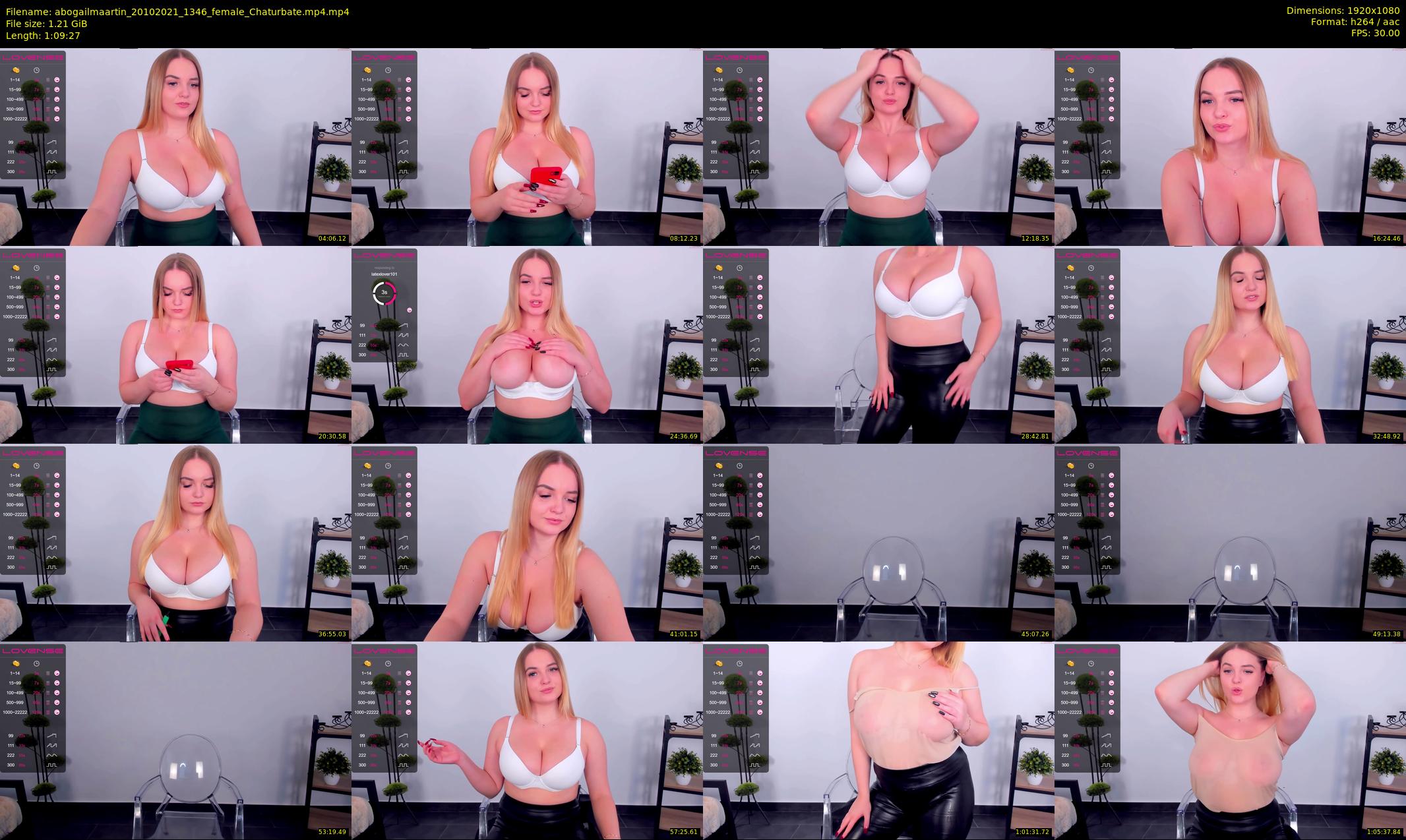 abogailmaartin — 70 minute Chaturbate female cam show recording, 1080p, Oct 20, 2021