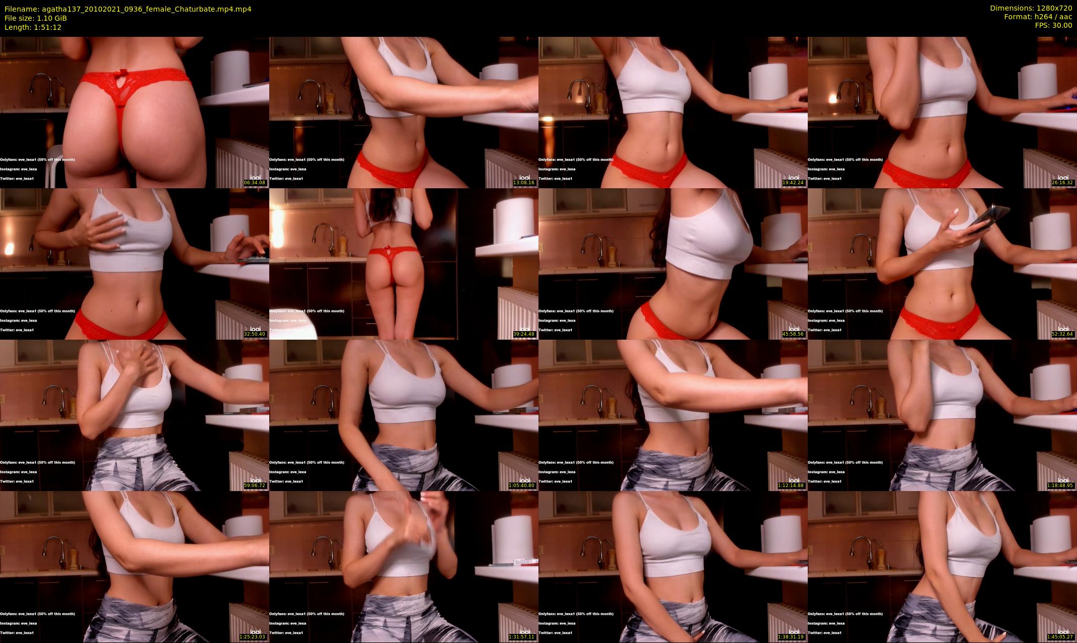 agatha137 — 112 minute Chaturbate female cam show recording, 720p, Oct 20, 2021