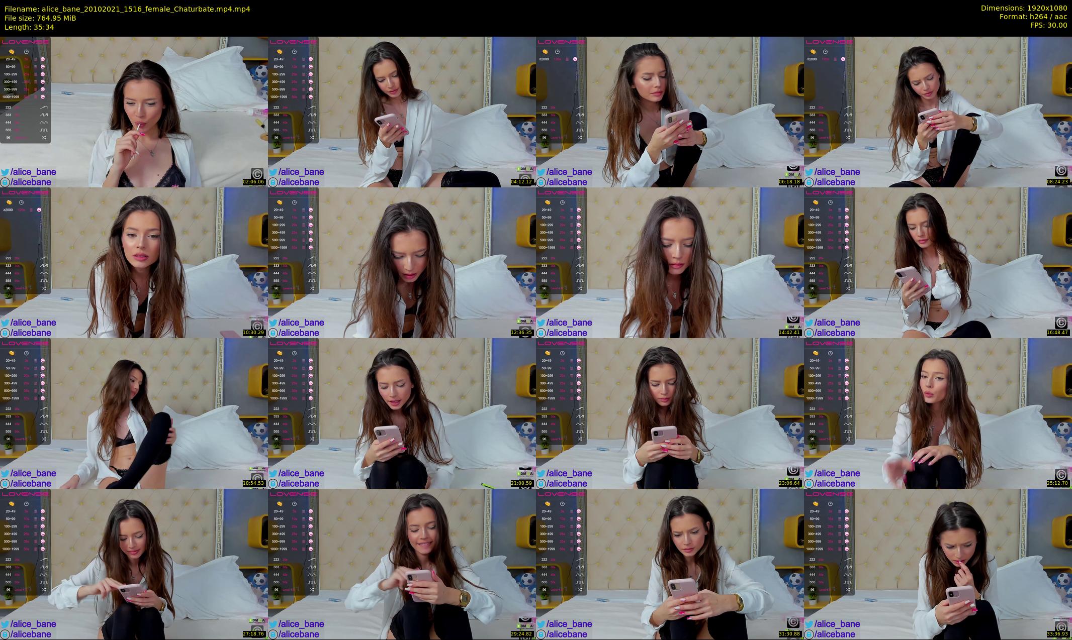 alice_bane — 36 minute Chaturbate female cam show recording, 1080p, Oct 20, 2021