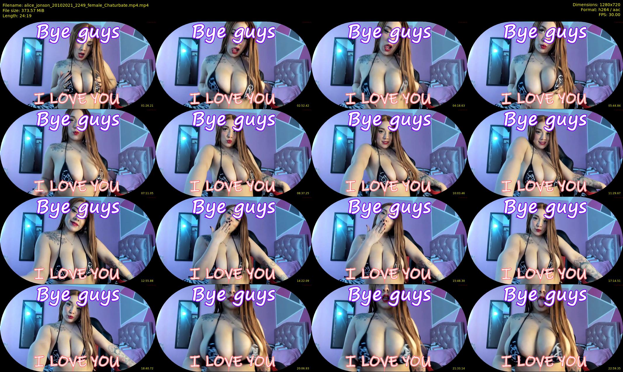 alice_jonson — 25 minute Chaturbate female cam show recording, 720p, Oct 20, 2021