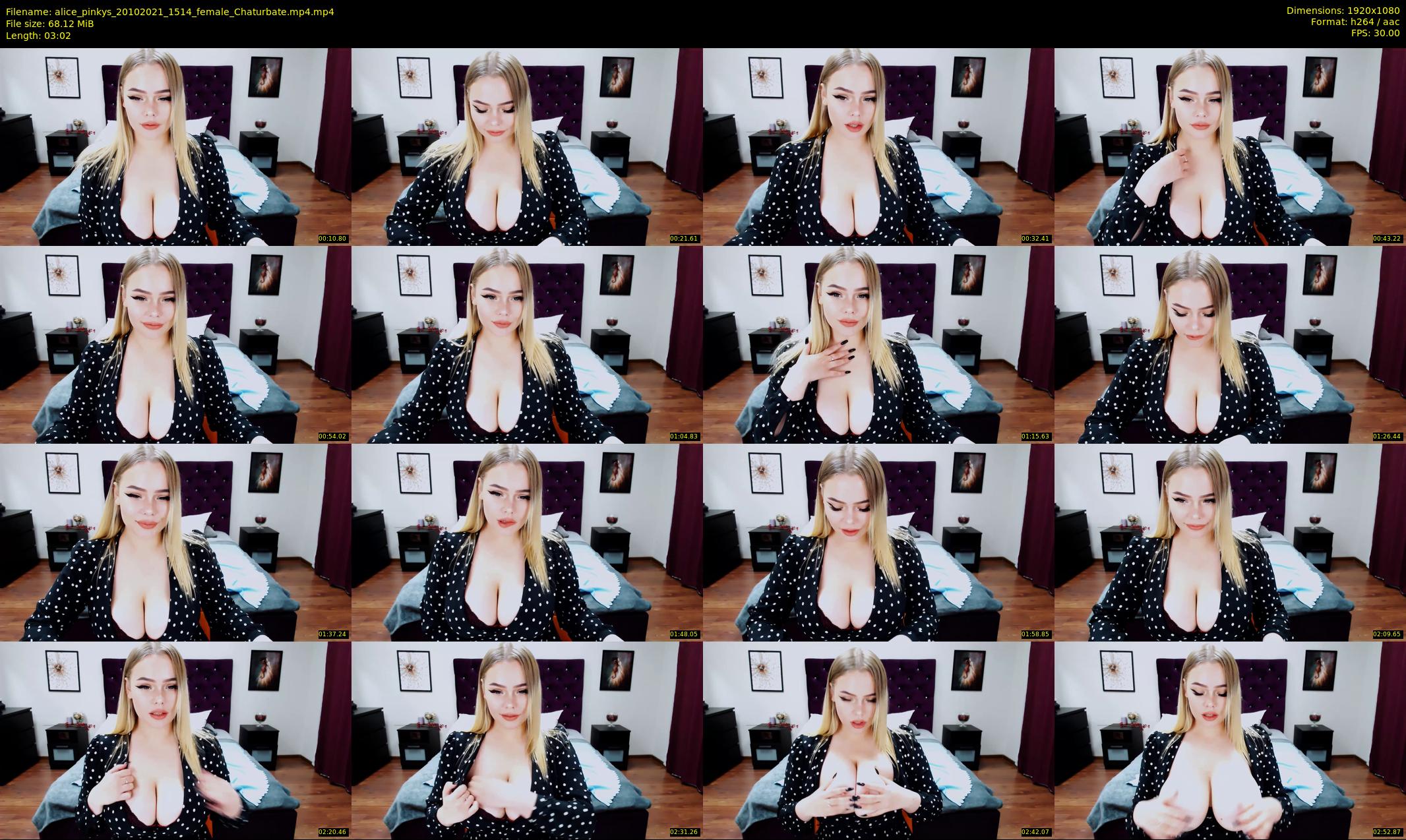 alice_pinkys — 4 minute Chaturbate female cam show recording, 1080p, Oct 20, 2021