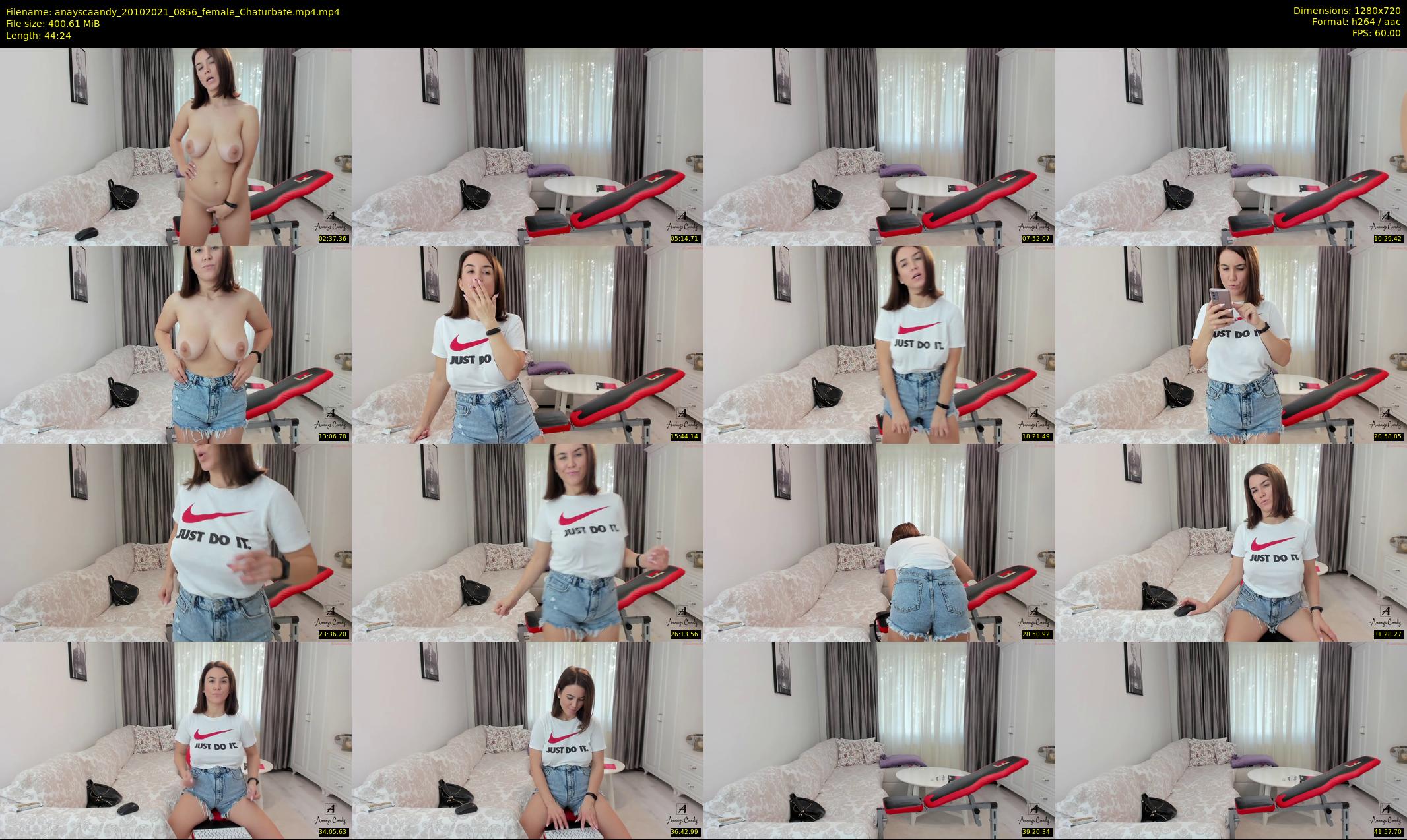anayscaandy — 45 minute Chaturbate female cam show recording, 720p, Oct 20, 2021