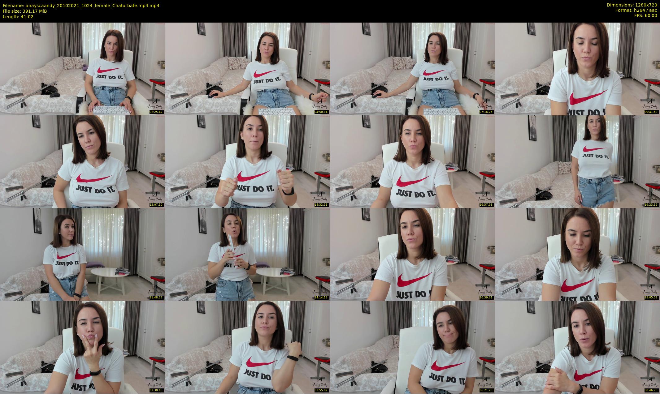 anayscaandy — 42 minute Chaturbate female cam show recording, 720p, Oct 20, 2021