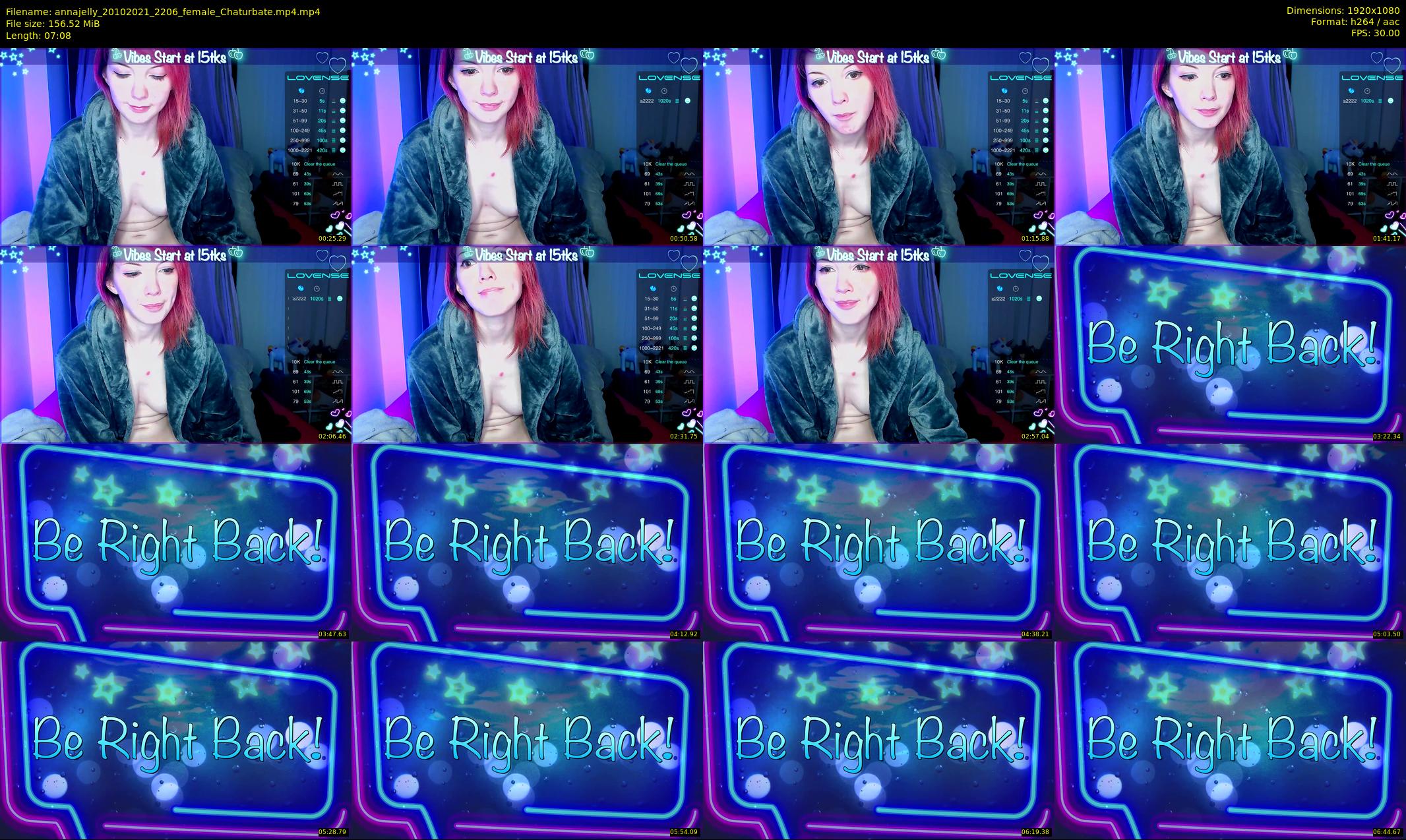 annajelly — 8 minute Chaturbate couple cam show recording, 1080p, Oct 20, 2021