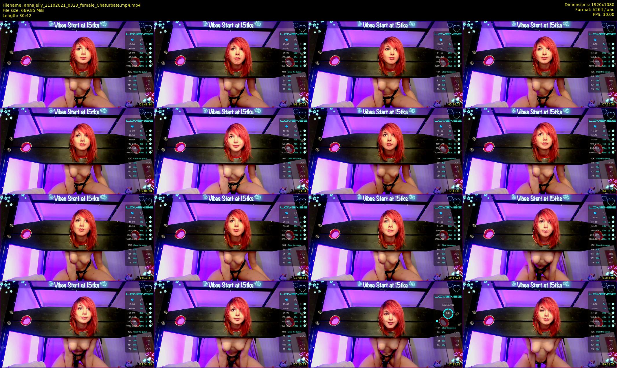 annajelly — 31 minute Chaturbate couple cam show recording, 1080p, Oct 21, 2021