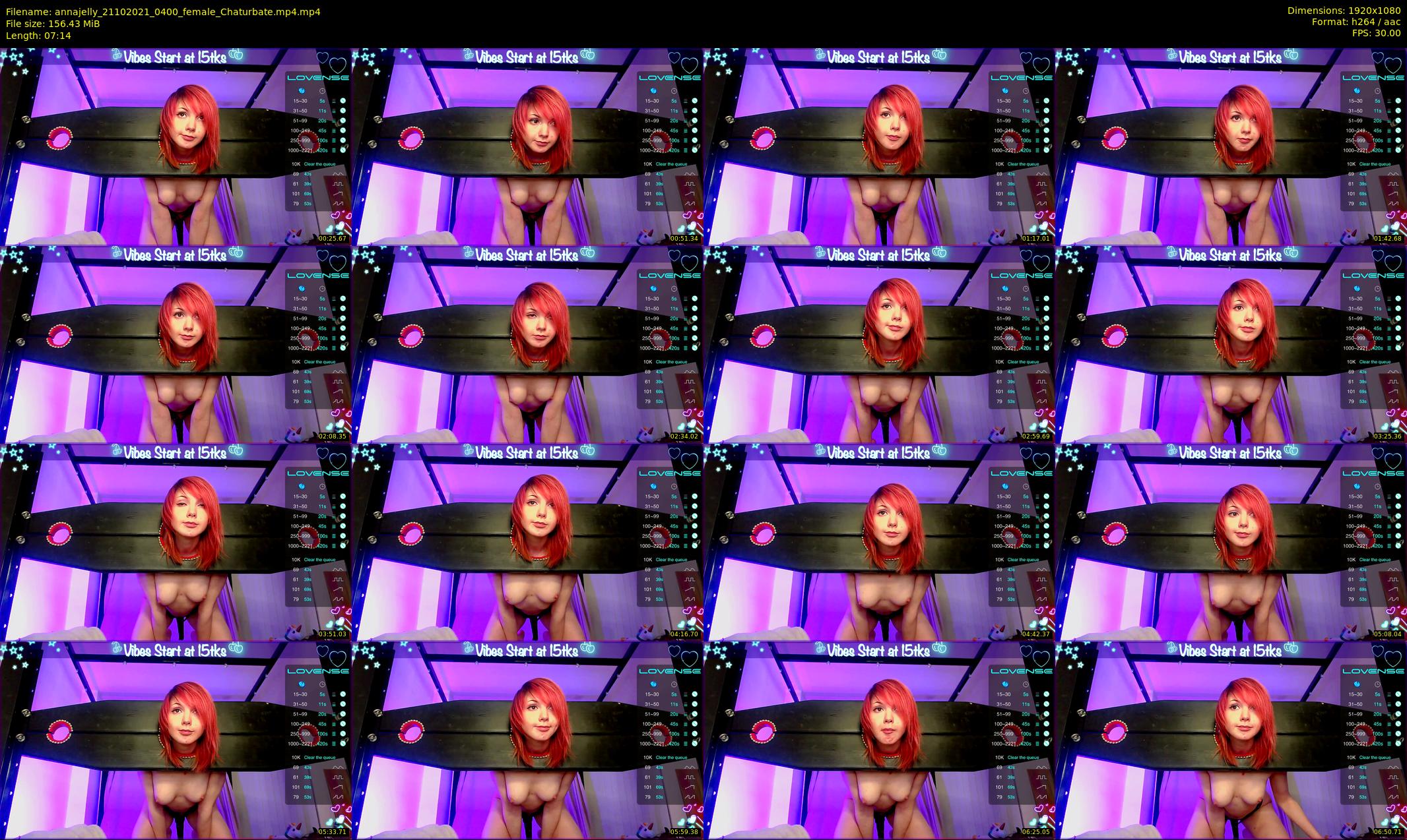 annajelly — 8 minute Chaturbate couple cam show recording, 1080p, Oct 21, 2021