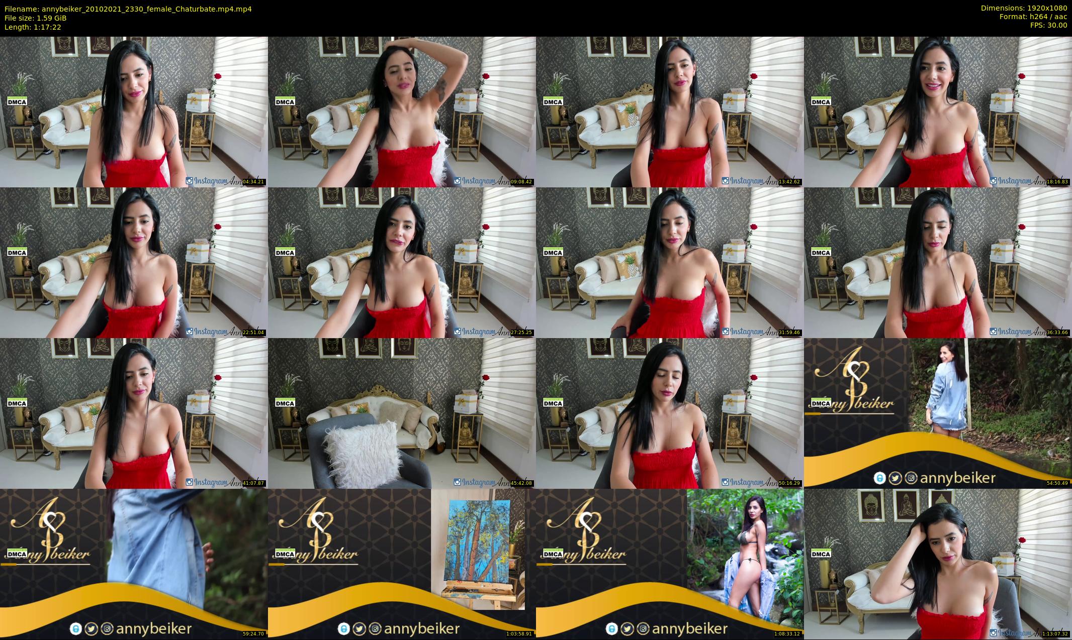 annybeiker — 78 minute Chaturbate female cam show recording, 1080p, Oct 20, 2021