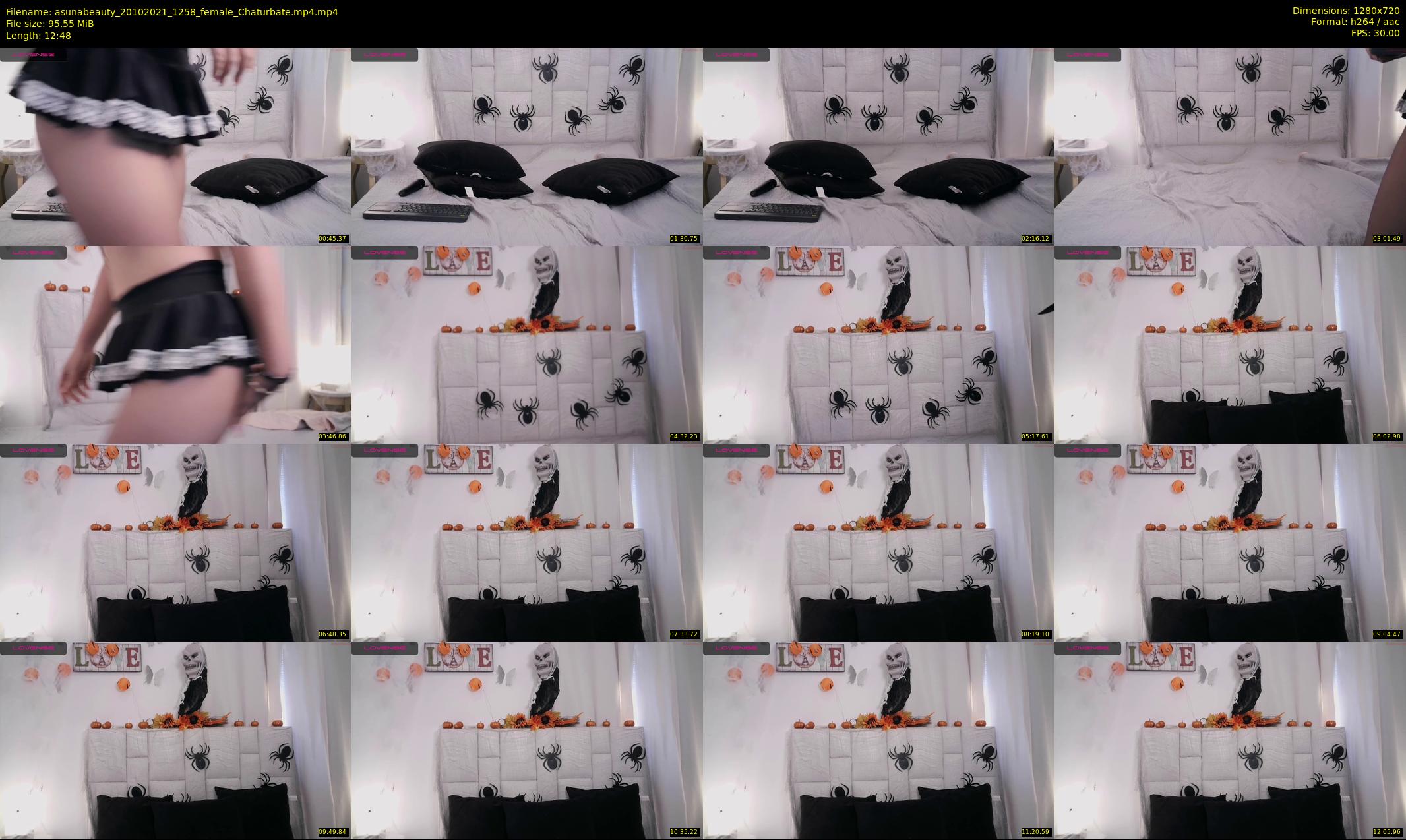 asunabeauty — 13 minute Chaturbate female cam show recording, 720p, Oct 20, 2021