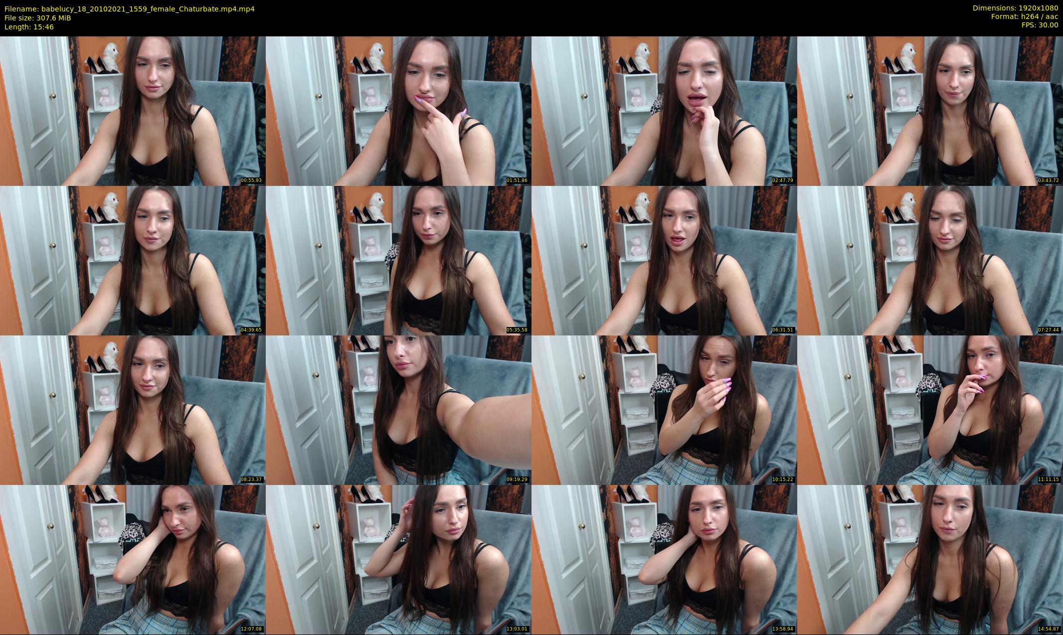 babelucy_18 — 16 minute Chaturbate female cam show recording, 1080p, Oct 20, 2021