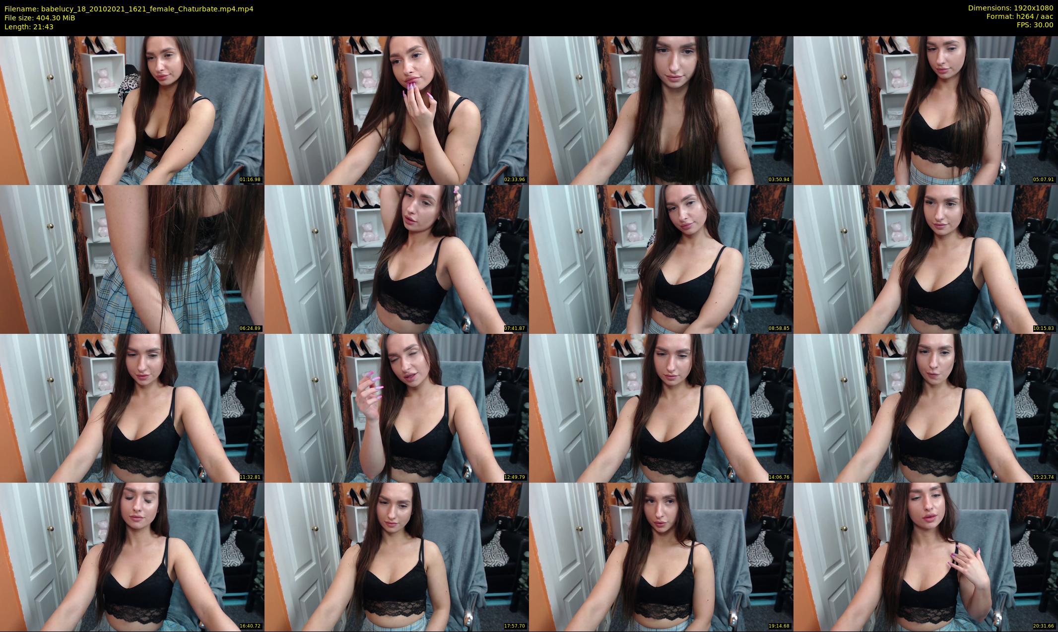 babelucy_18 — 22 minute Chaturbate female cam show recording, 1080p, Oct 20, 2021