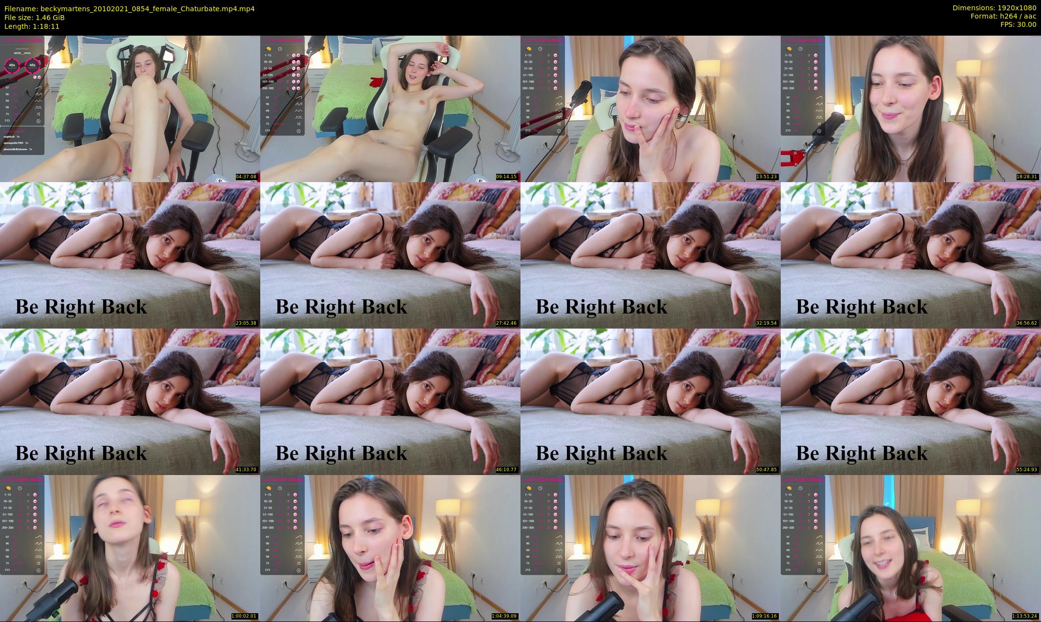 beckymartens — 79 minute Chaturbate female cam show recording, 1080p, Oct 20, 2021