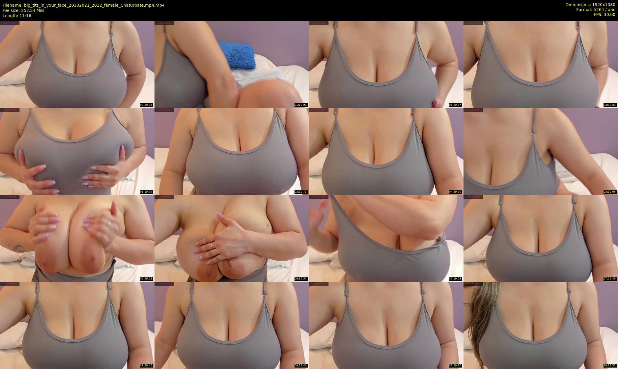 big_tits_in_your_face — 12 minute Chaturbate female cam show recording, 1080p, Oct 20, 2021