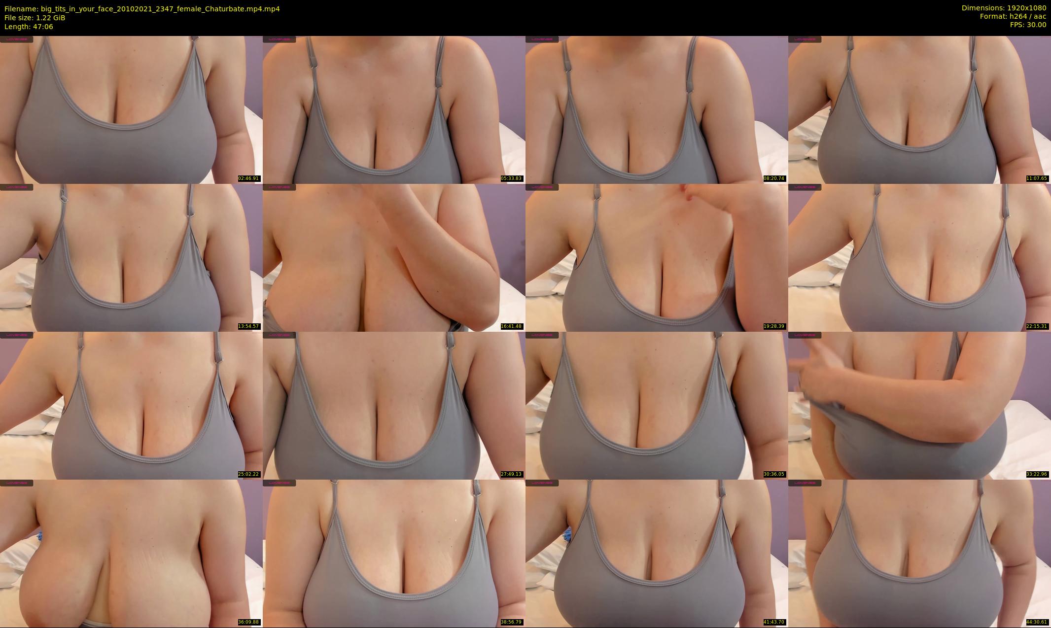 big_tits_in_your_face — 48 minute Chaturbate female cam show recording, 1080p, Oct 20, 2021