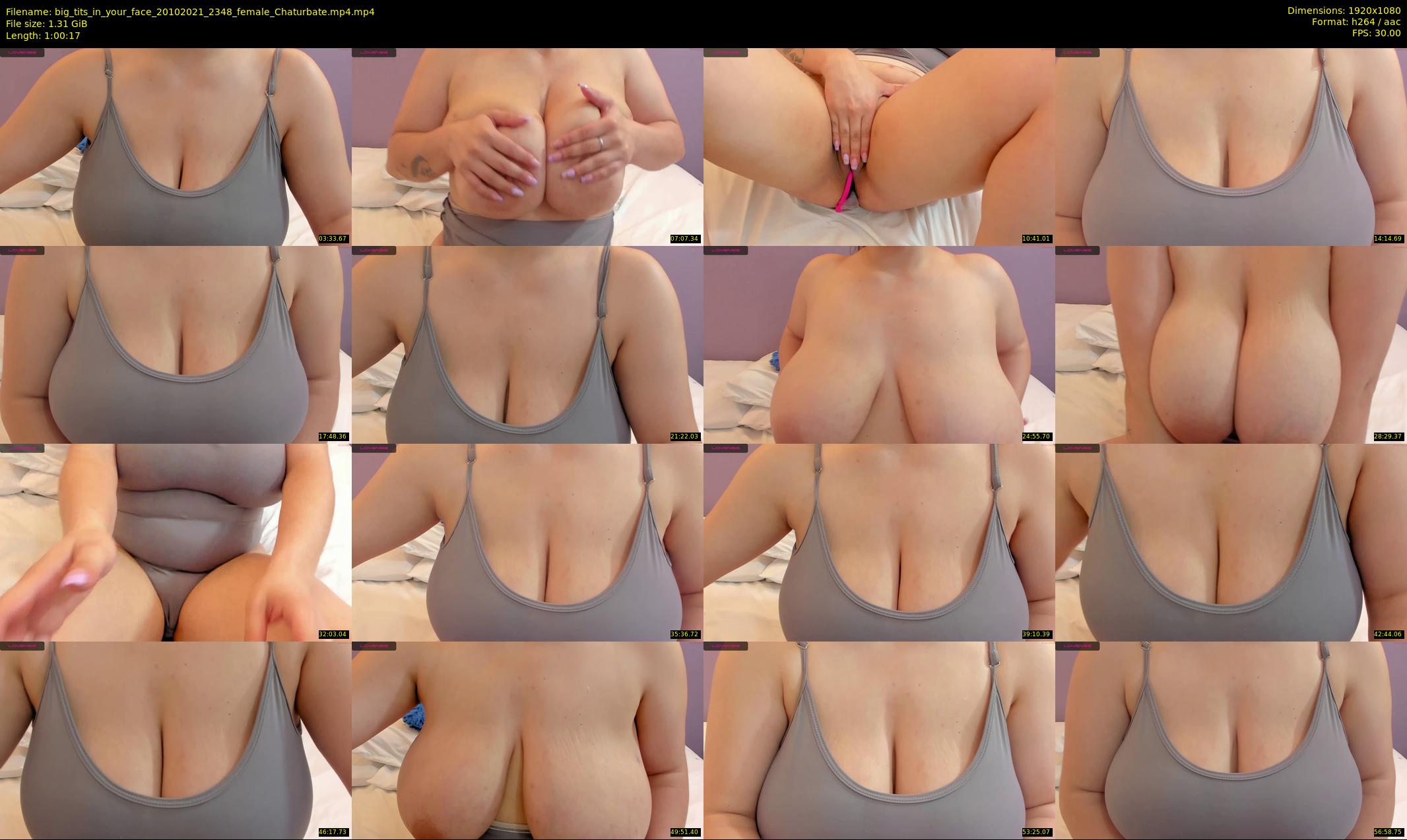 big_tits_in_your_face — 61 minute Chaturbate female cam show recording, 1080p, Oct 20, 2021