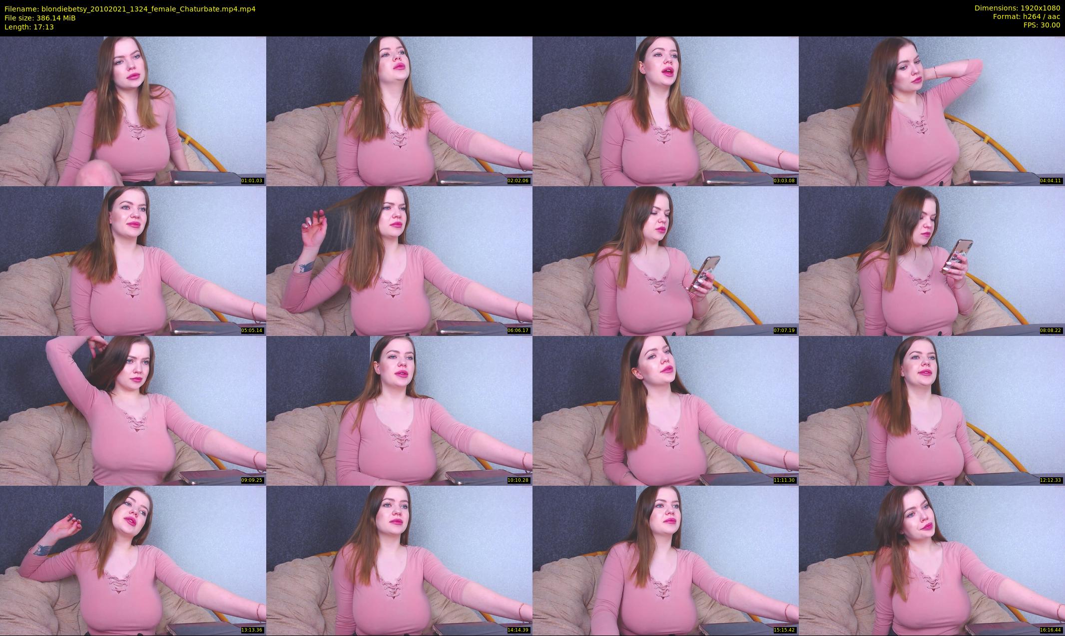 blondiebetsy — 18 minute Chaturbate female cam show recording, 1080p, Oct 20, 2021