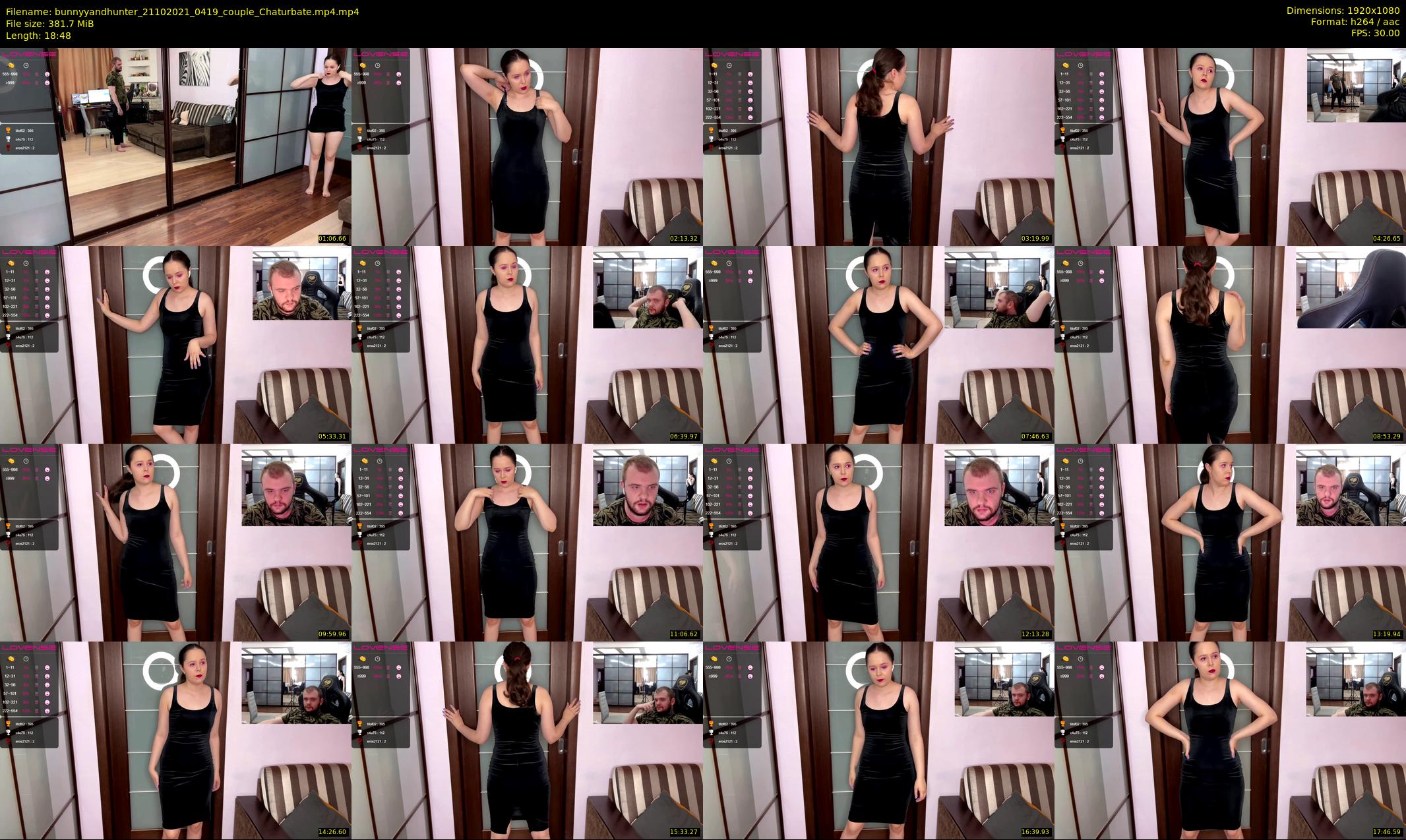 bunnyyandhunter — 19 minute Chaturbate couple cam show recording, 1080p, Oct 21, 2021