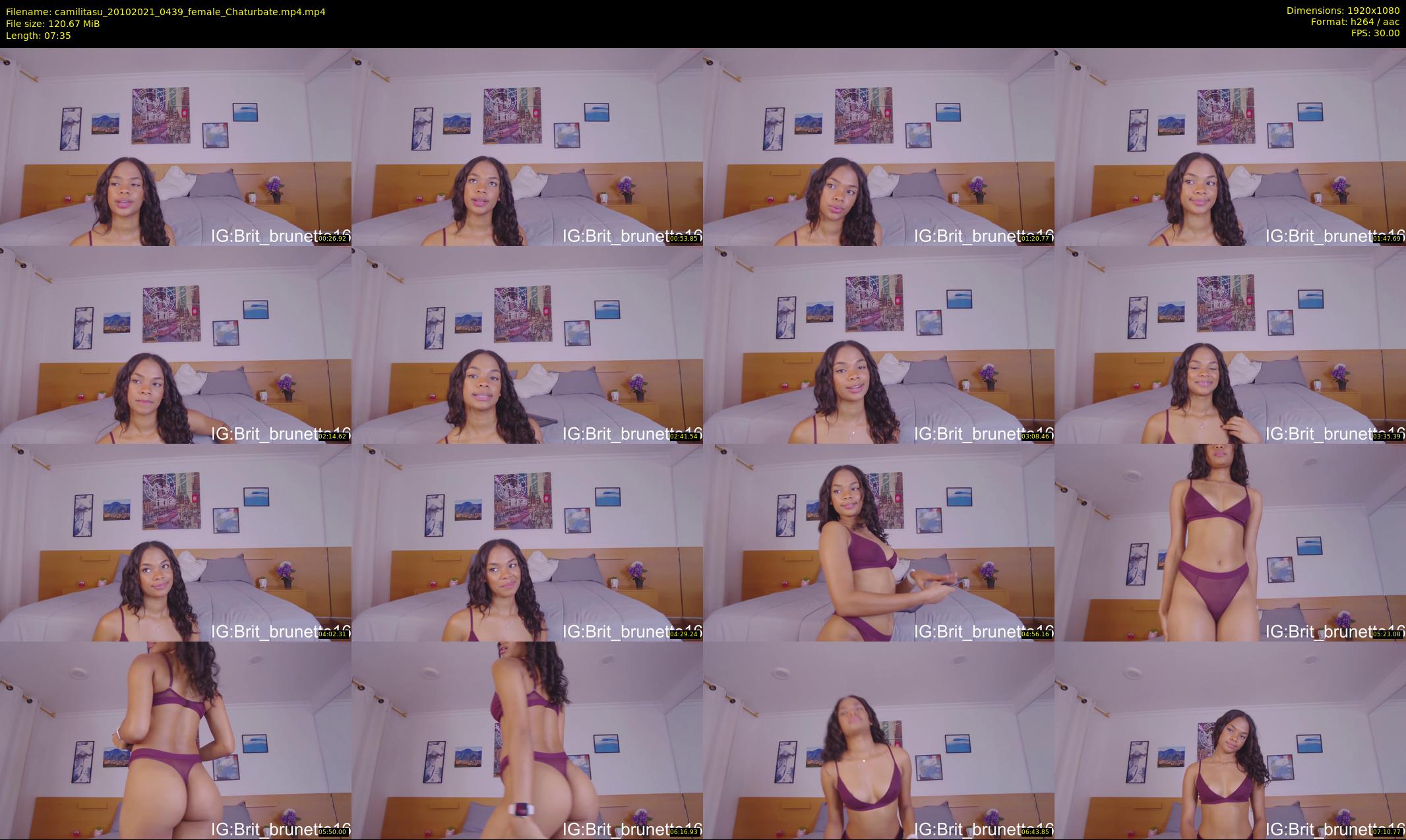 camilitasu — 8 minute Chaturbate female cam show recording, 1080p, Oct 20, 2021