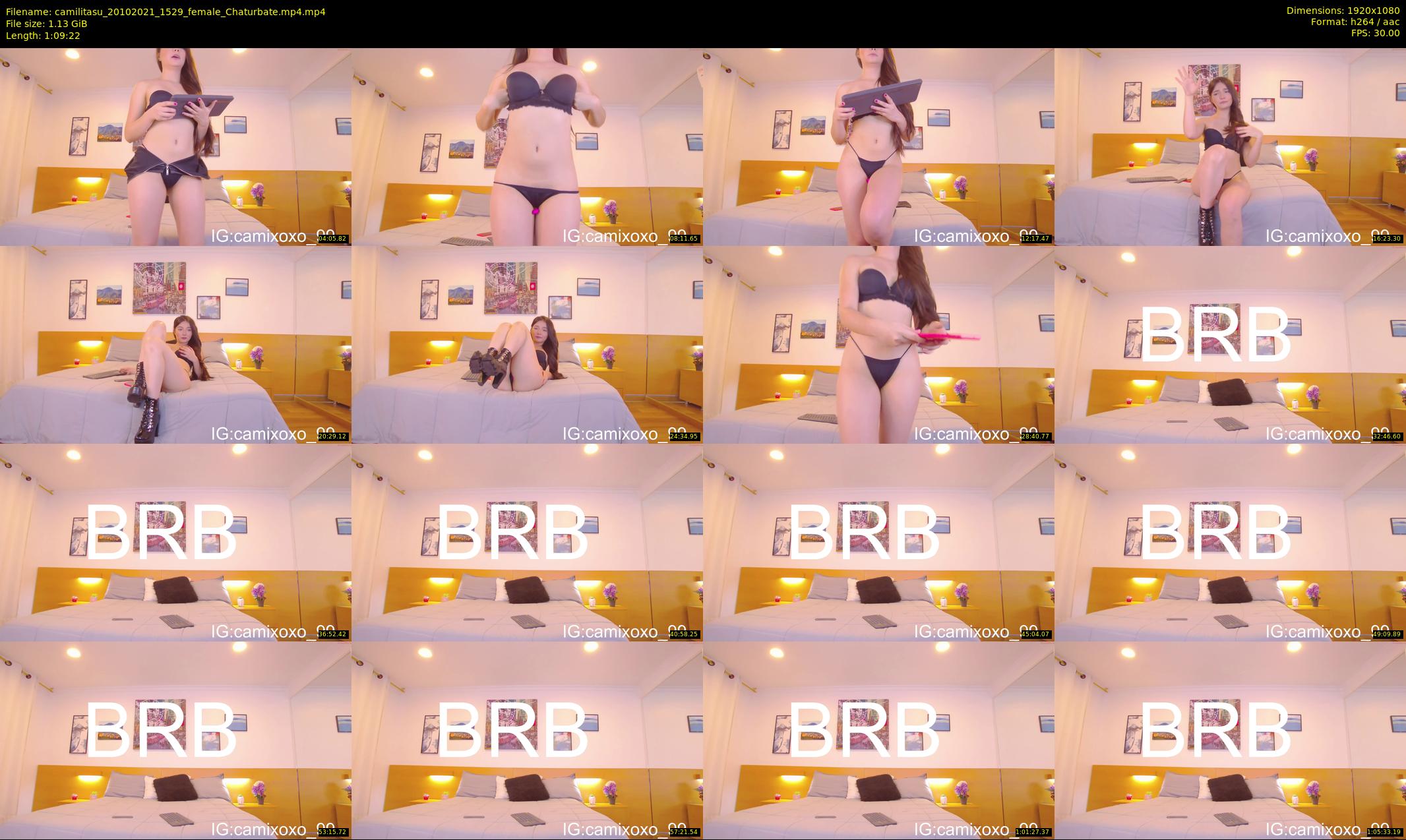 camilitasu — 70 minute Chaturbate female cam show recording, 1080p, Oct 20, 2021